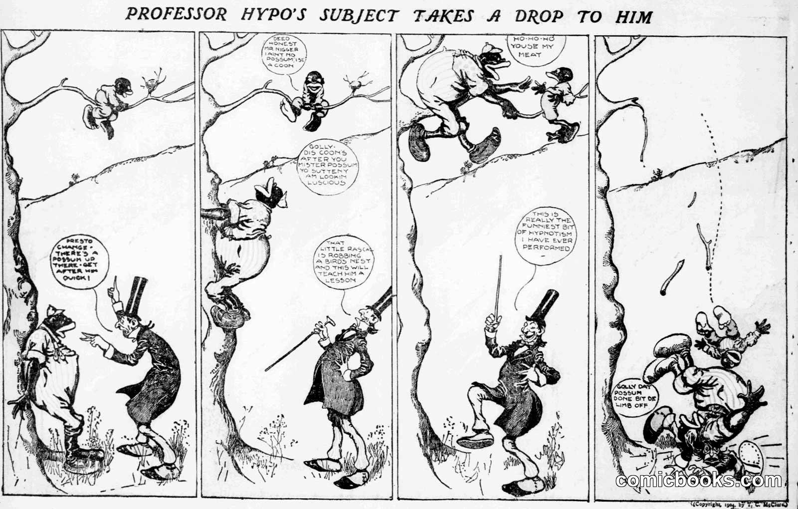 Professor Hypo's Subject Takes a Drop to Him