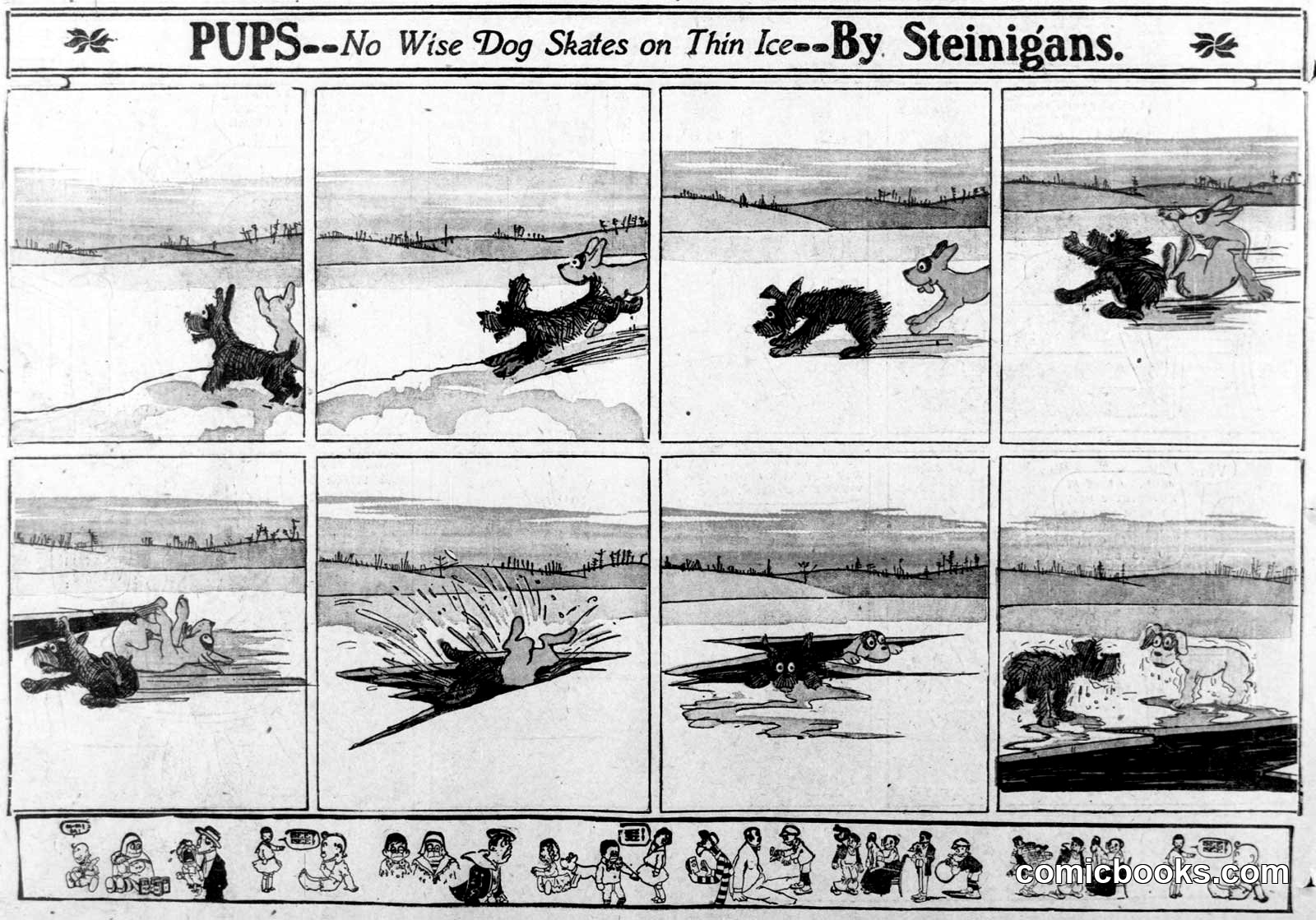 Pups: No Wise Dog Skates on Thin Ice