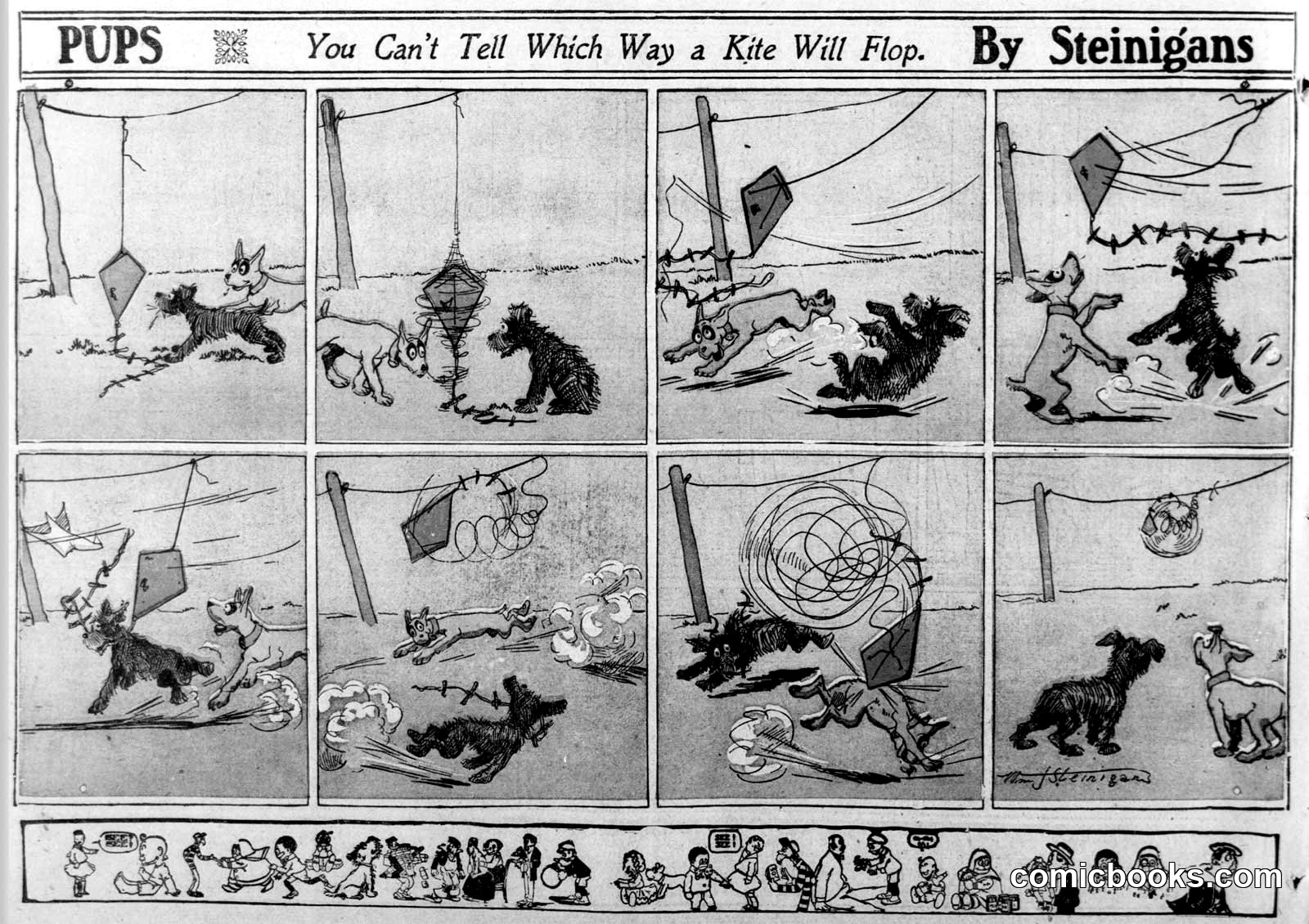 Pups: You Can't Tell Which Way a Kite Will Flop