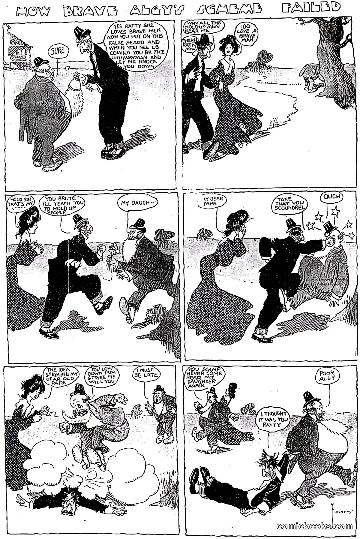 How Brave Algy's Scheme Failed