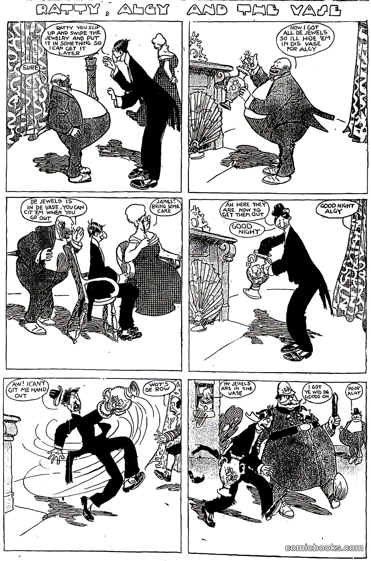 Ratty, Algy and the Vase