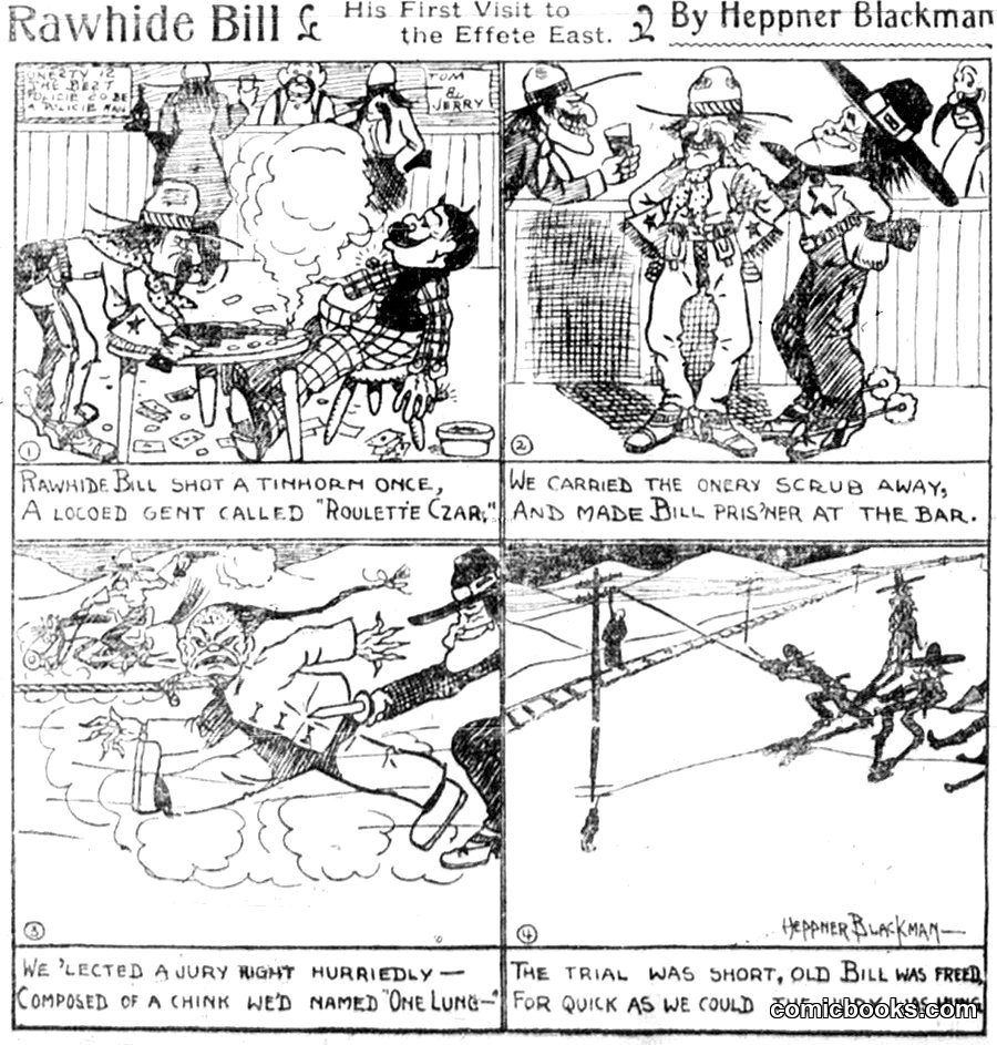 Rawhide Bill & His First Visit to the Effete East