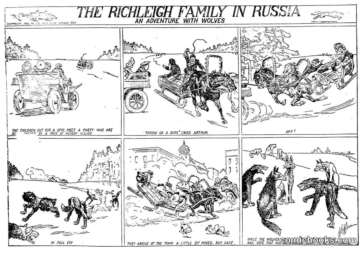 The Richleigh Family in Russia: An Adventure with Wolves