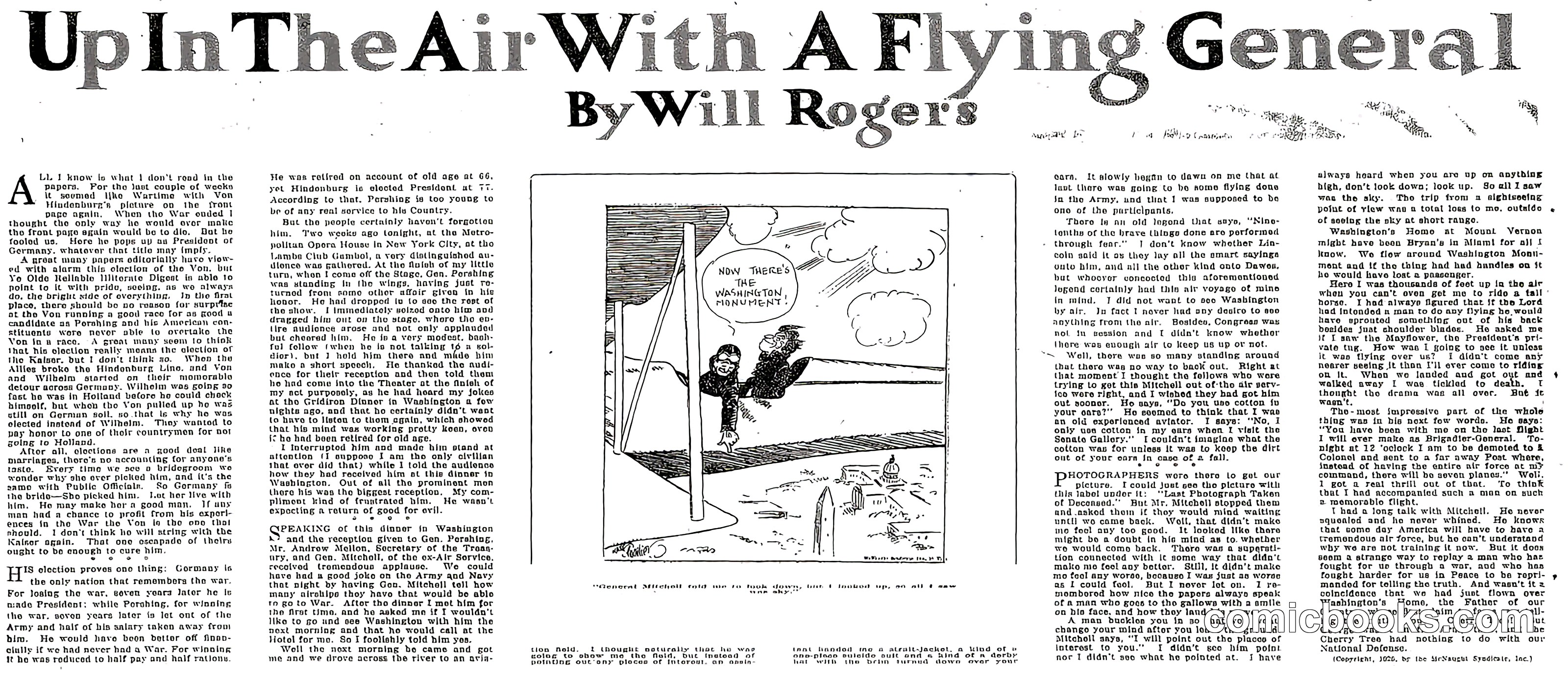 Up In The Air With A Flying General