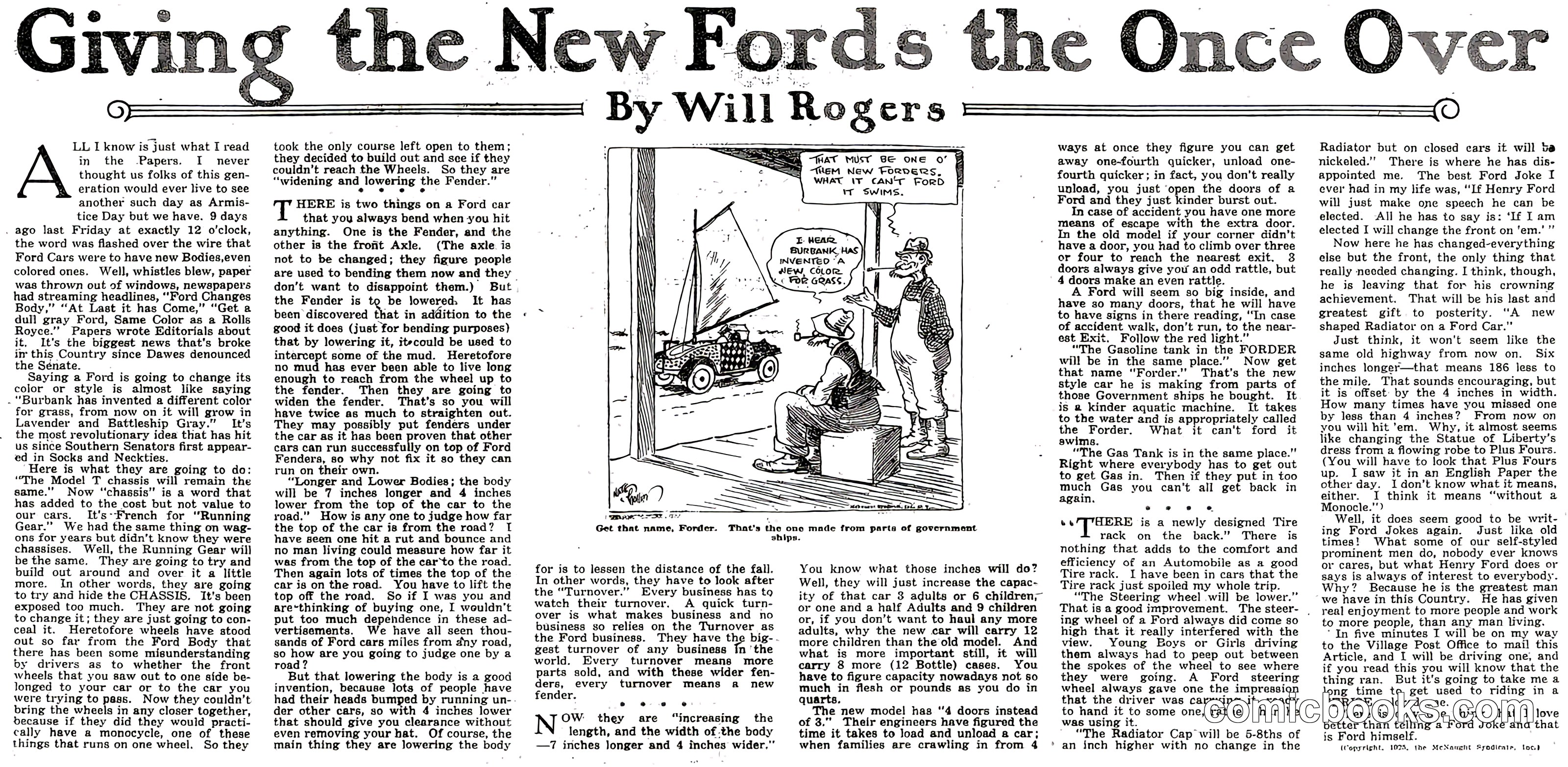 Giving the New Fords the Once Over