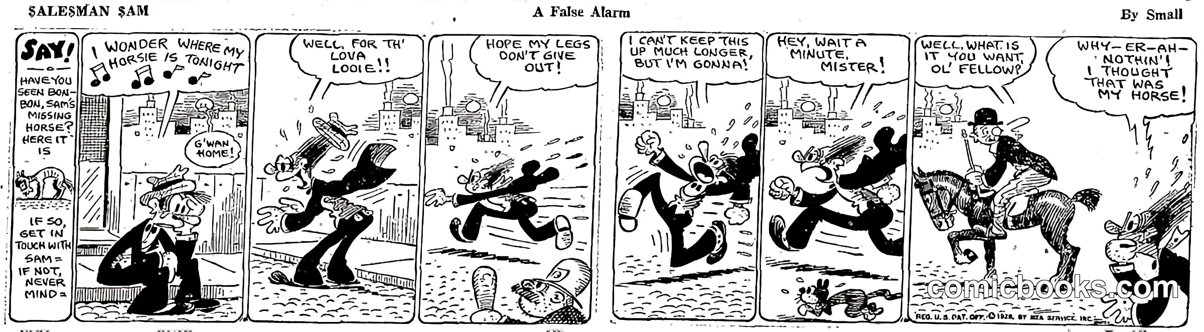 Salesman Sam: A False Alarm