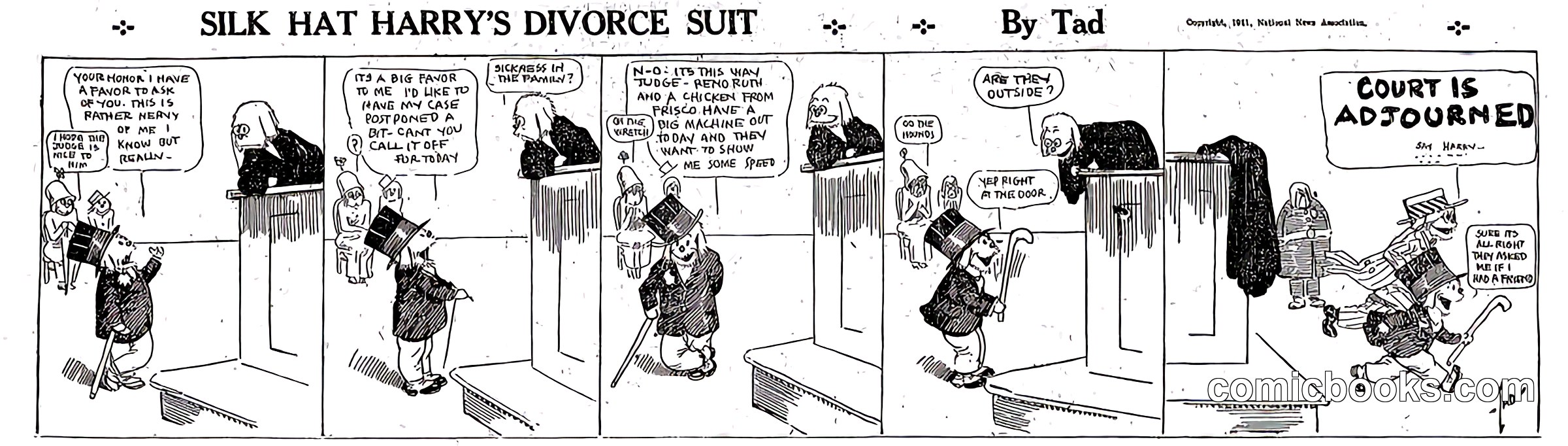 Silk Hat Harry's Divorce Suit