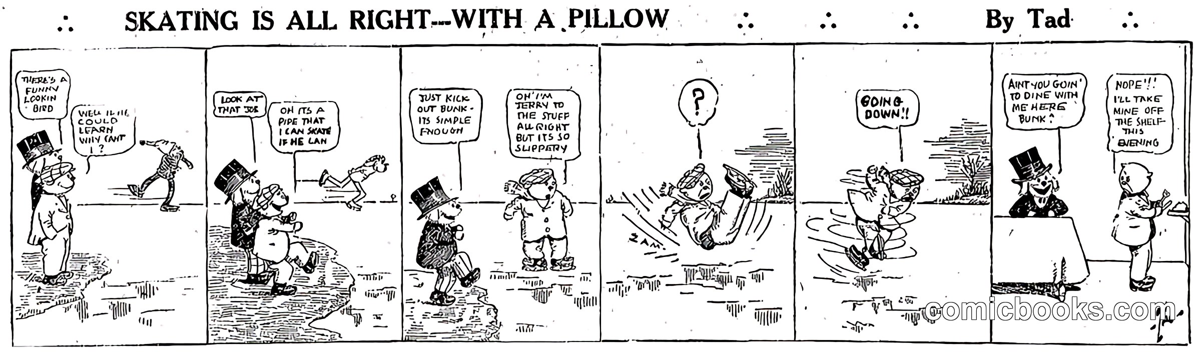 Skating Is All Right—with a Pillow