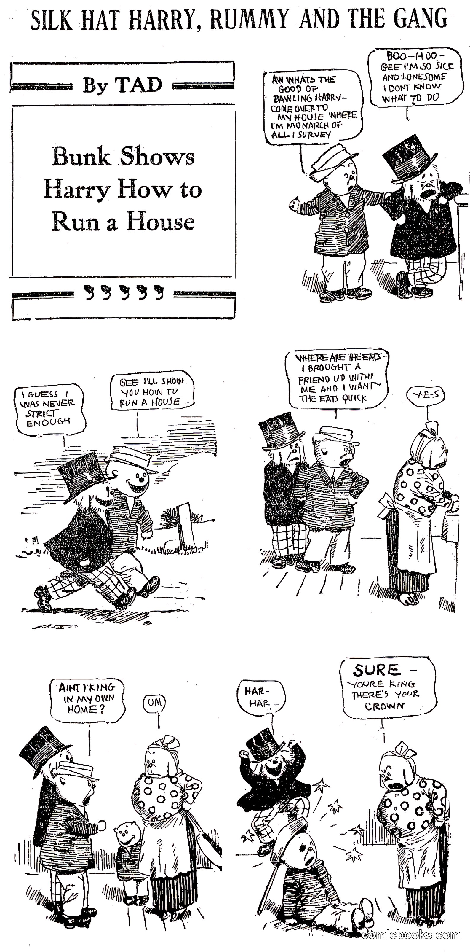 Silk Hat Harry, Rummy and the Gang