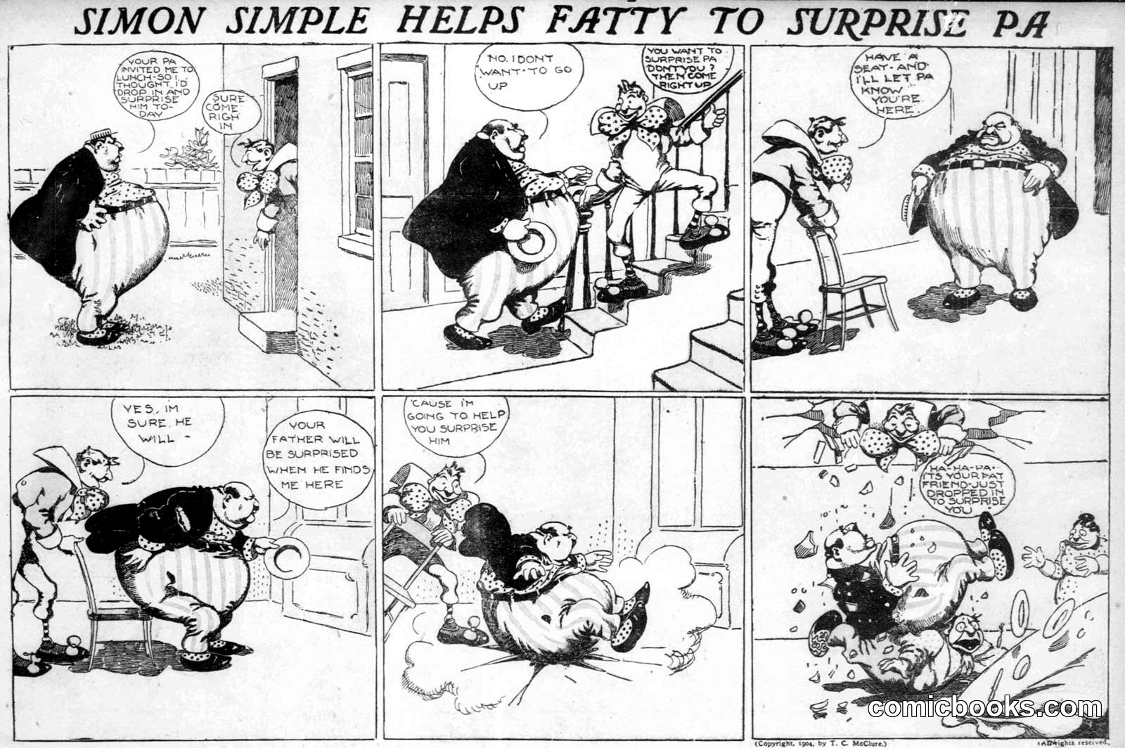 Simon Simple Helps Fatty to Surprise Pa