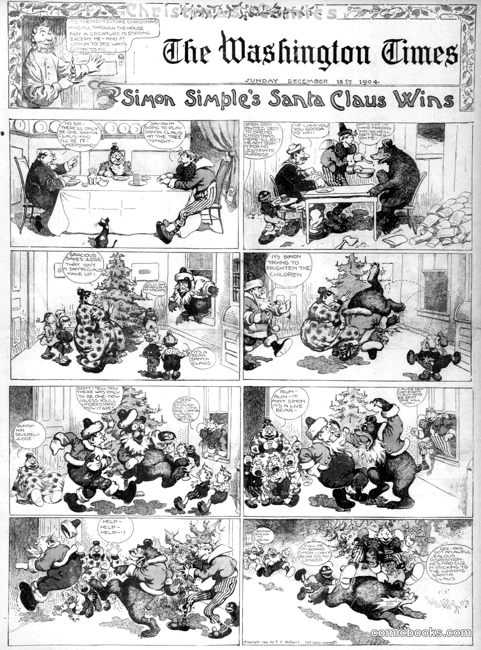 Simon Simple's Santa Claus Wins