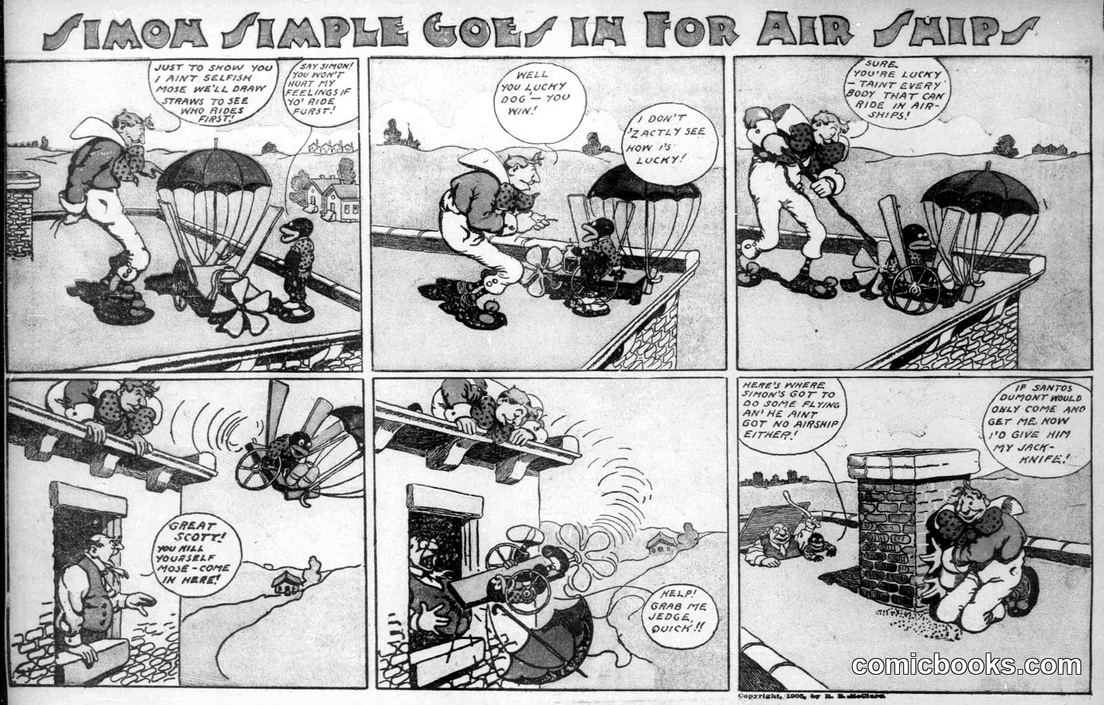 Simon Simple Goes in for Air Ships