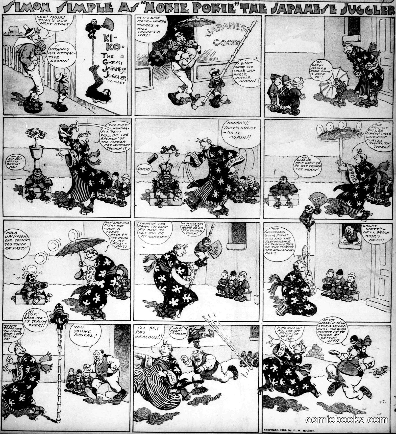 Simon Simple: 'Mossie Poskie' the Japanese Juggler