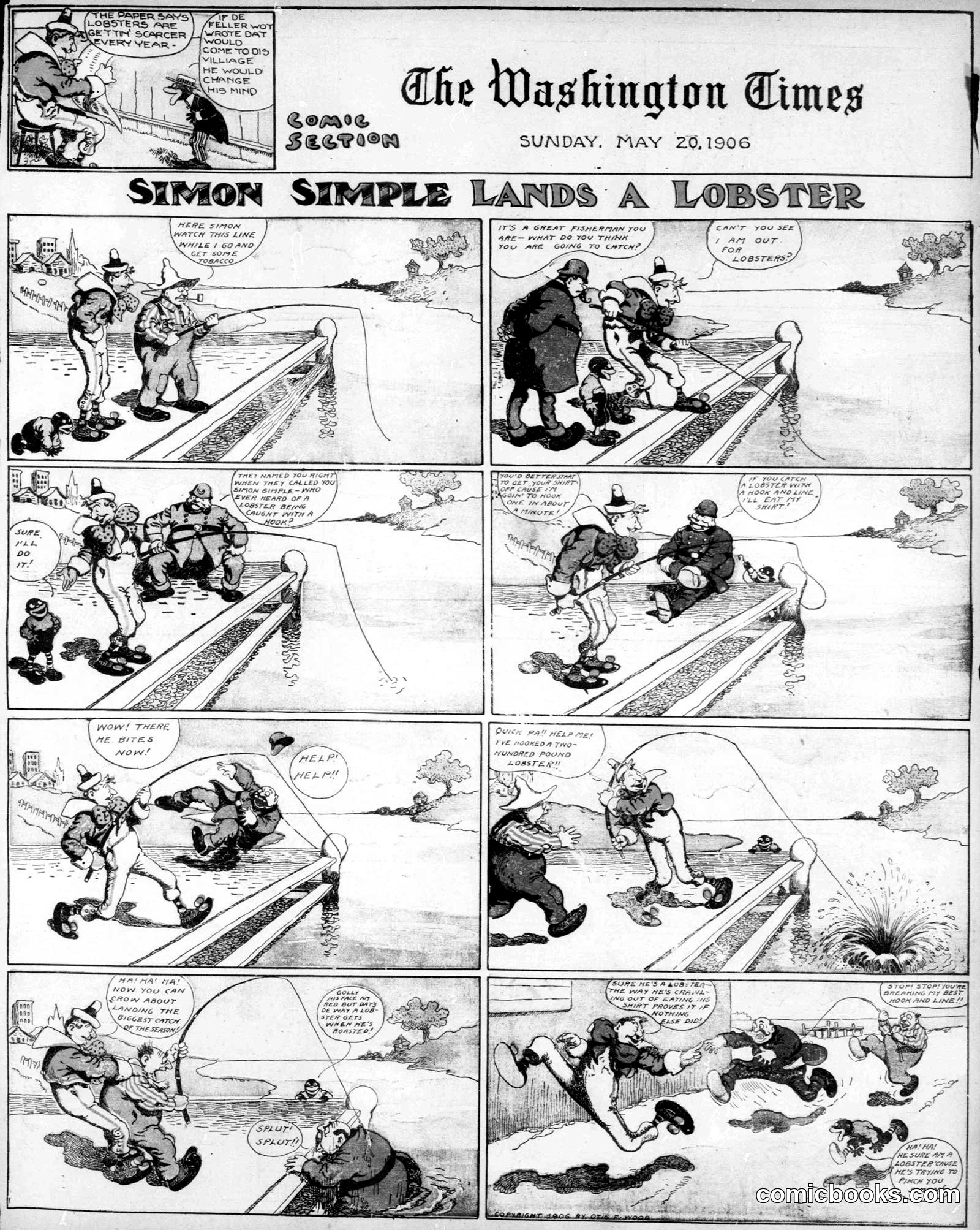 Simon Simple Lands a Lobster