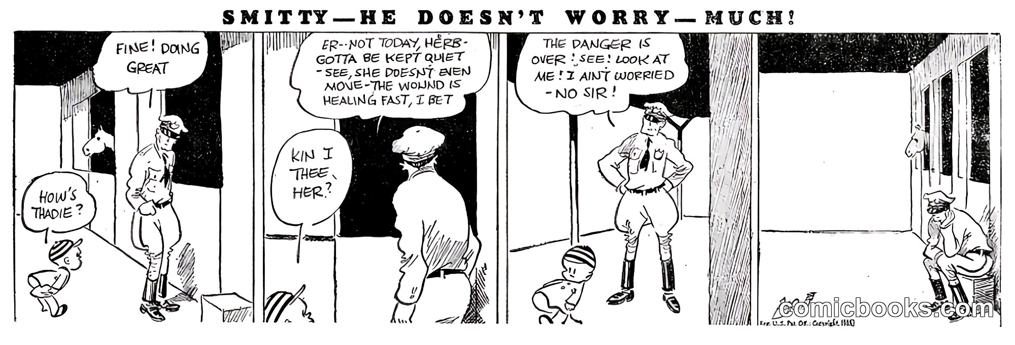 Smitty: He Doesn't Worry—Much!