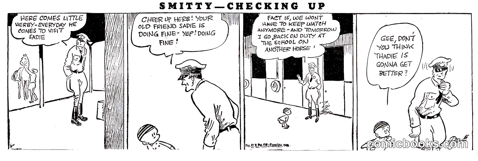 Smitty—Checking Up
