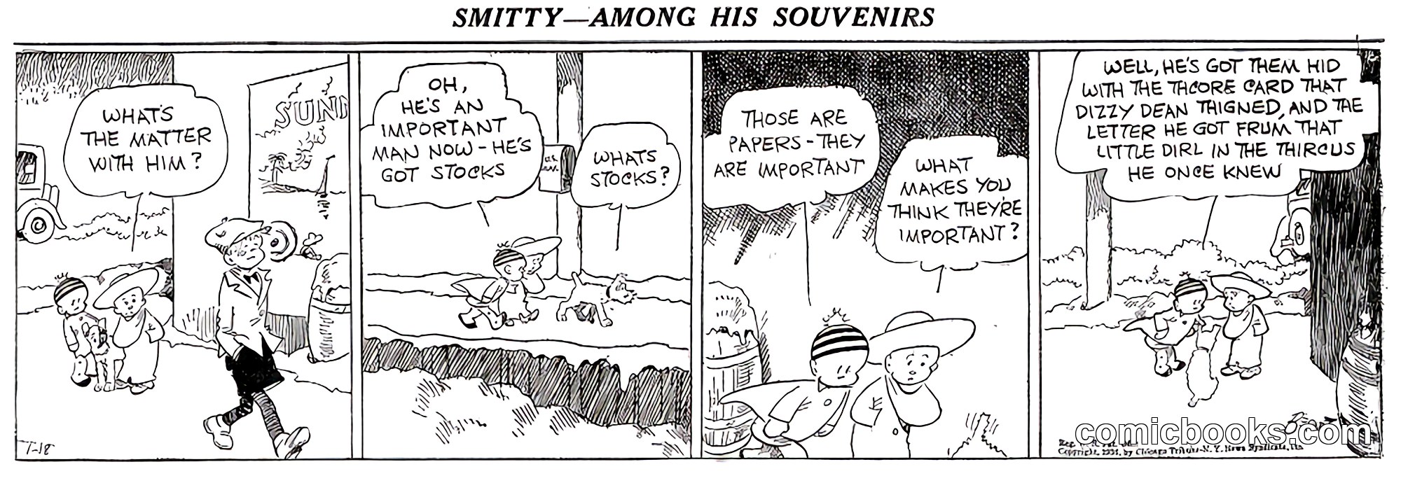 Smitty — Among His Souvenirs