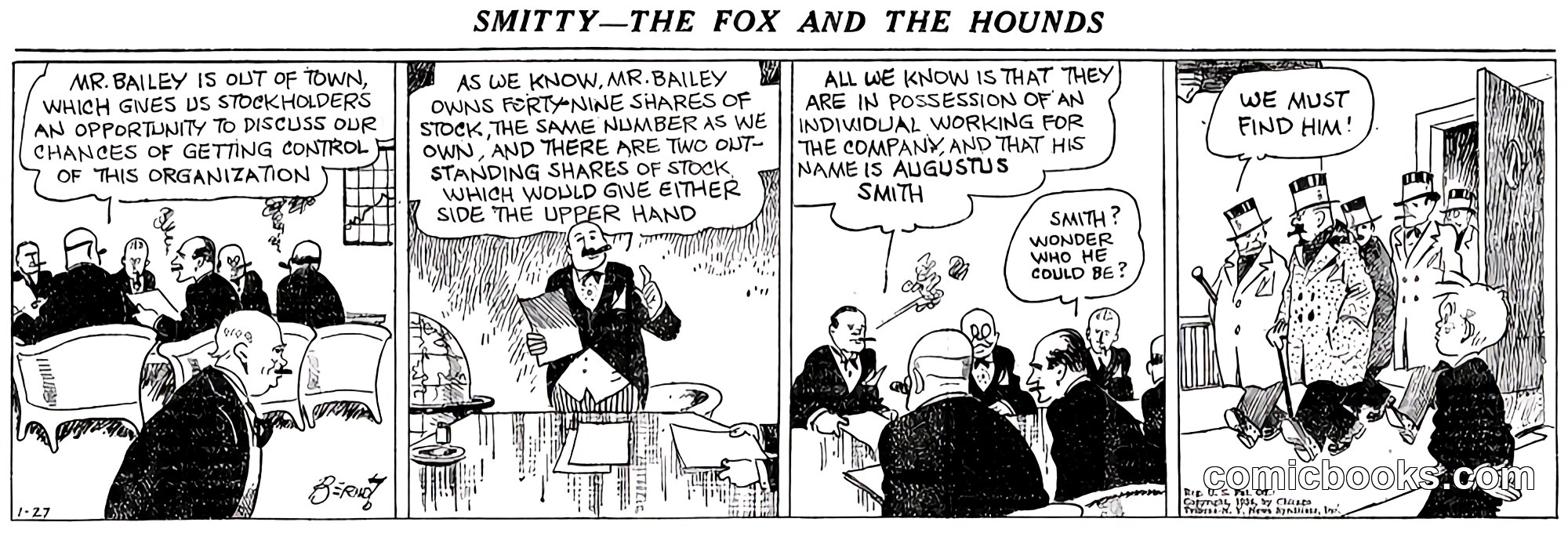 Smitty—The Fox and the Hounds