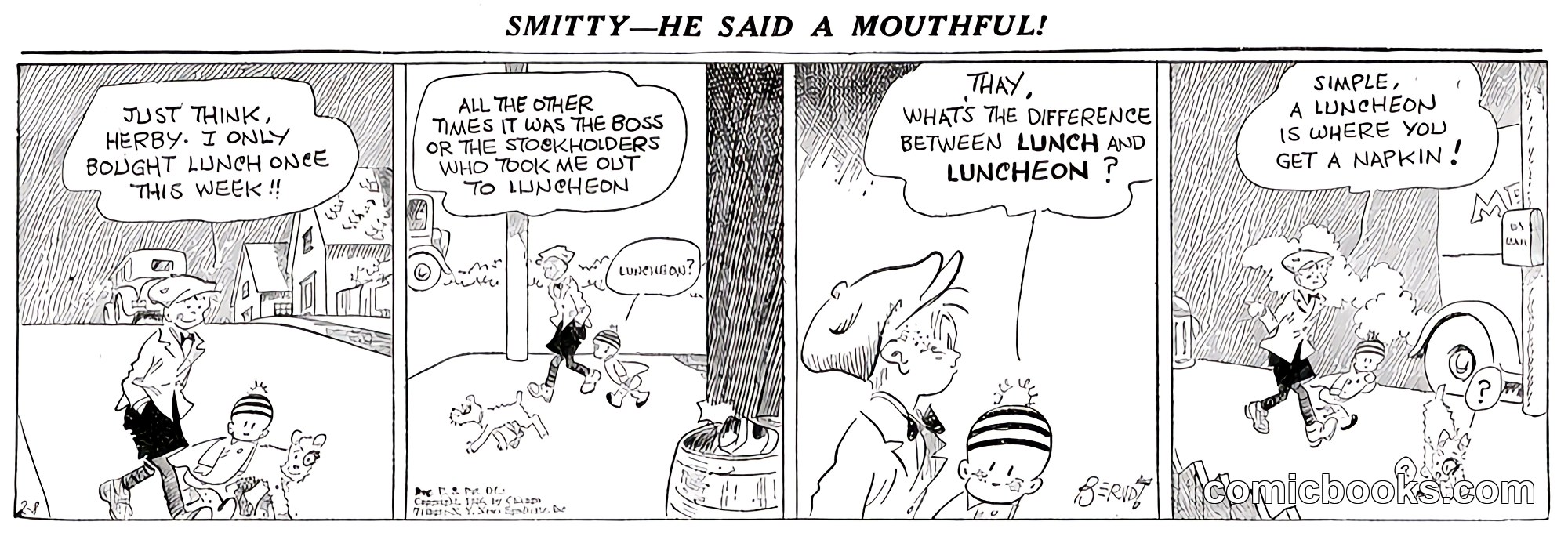 Smitty: He Said a Mouthful