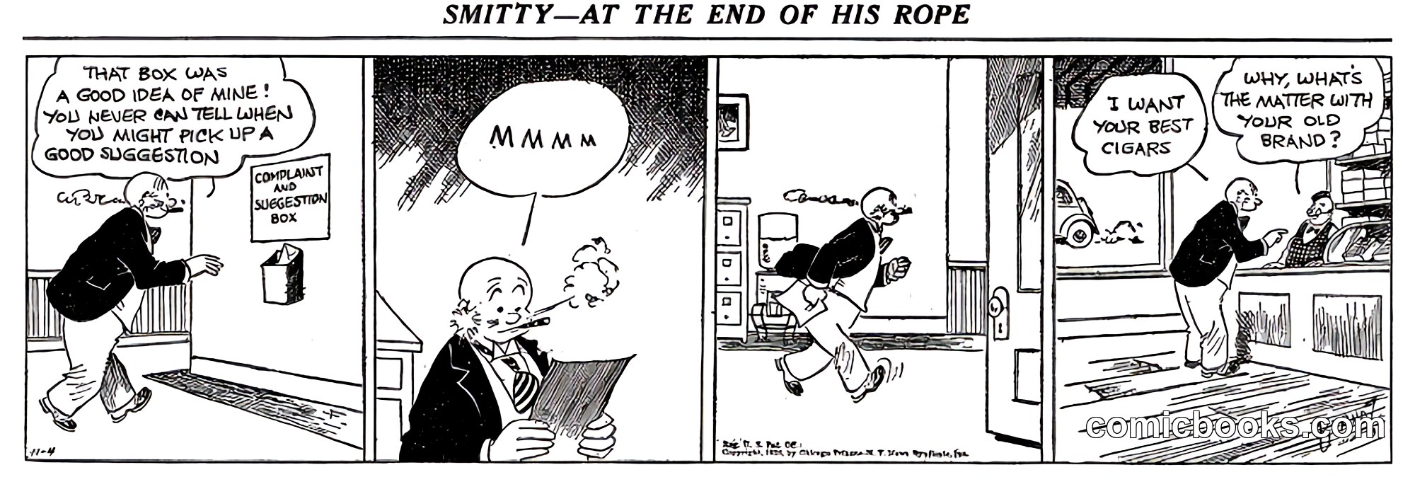 Smitty — At the End of His Rope