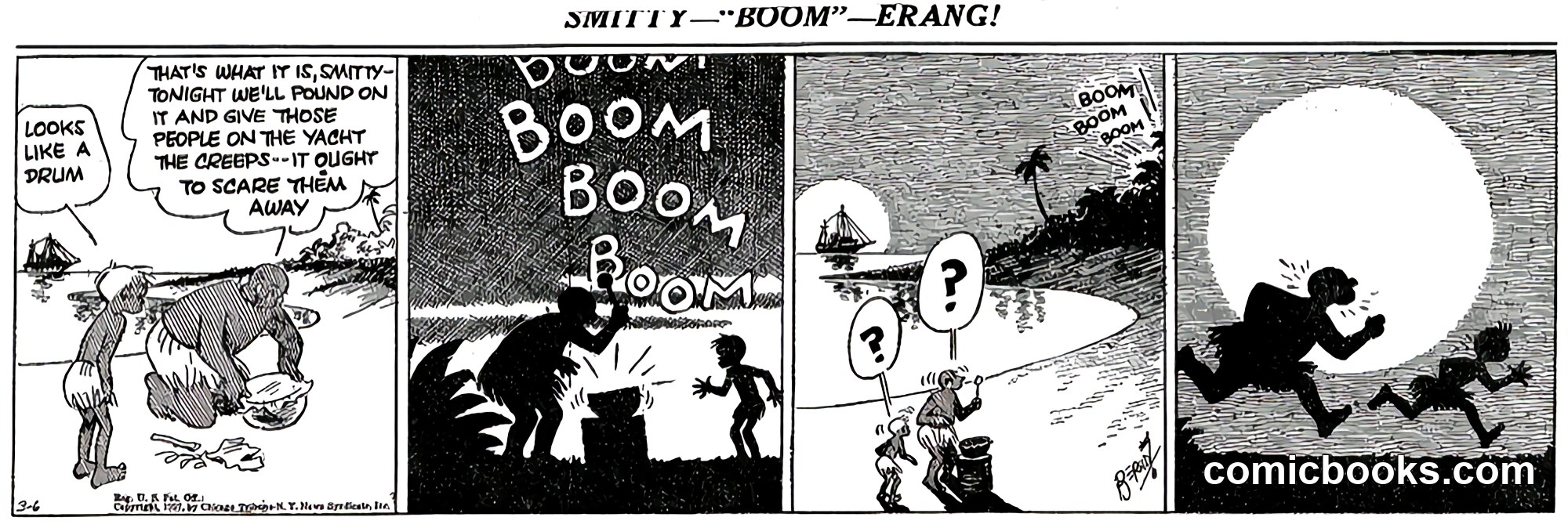 Smitty — "Boom"—Erang!