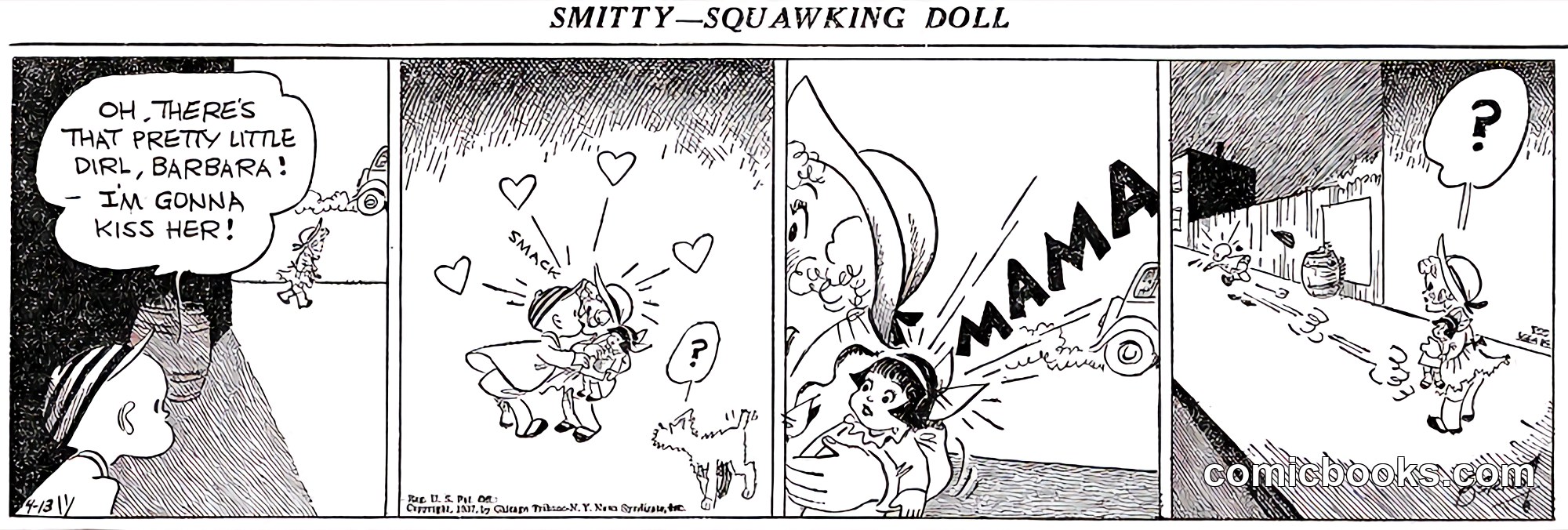 Smitty—Squawking Doll