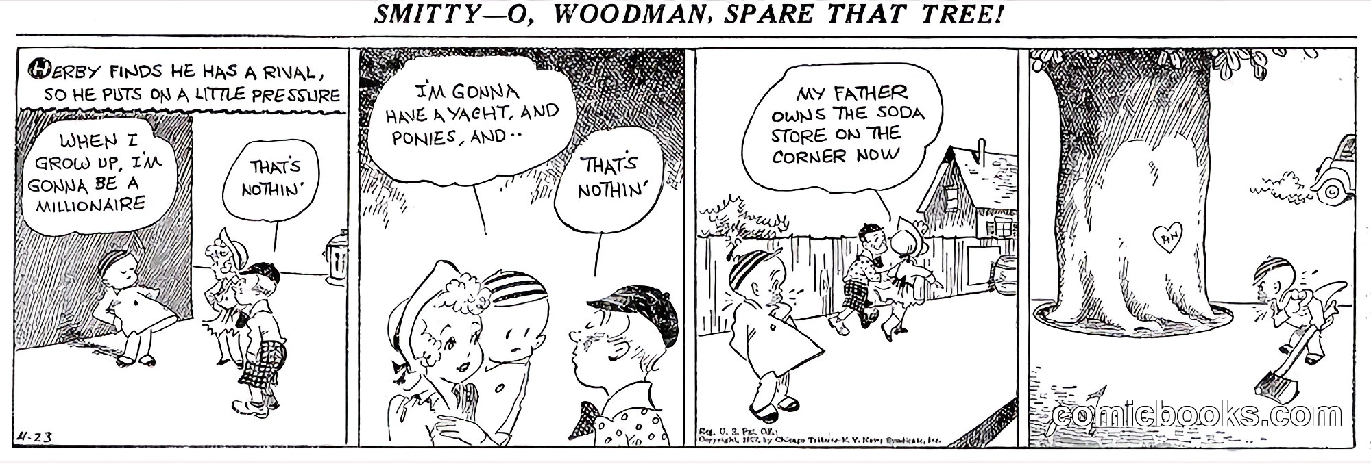 Smitty — O, Woodman, Spare That Tree!