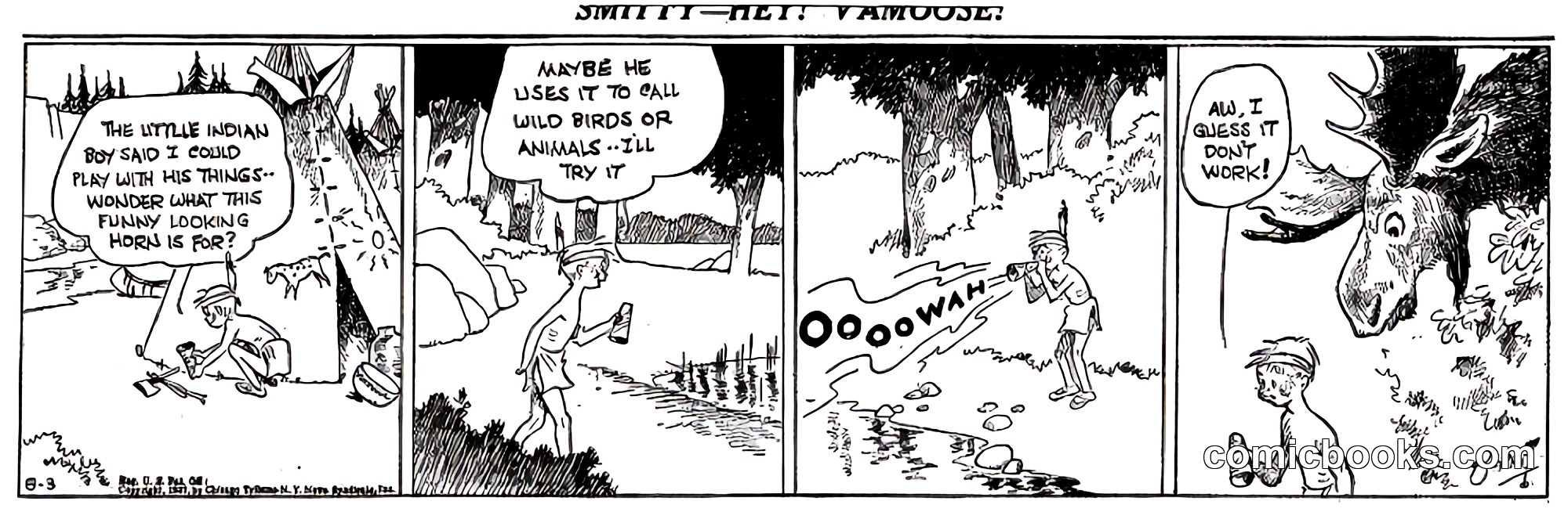 Smitty: Sunday Comic Strip