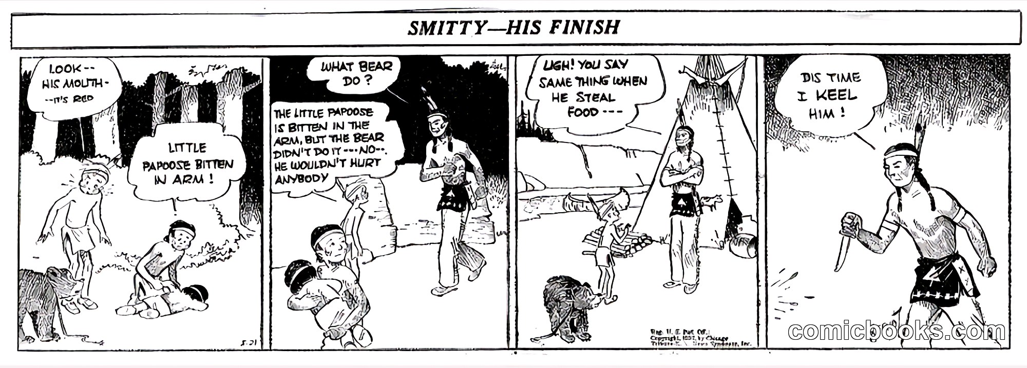 Smitty — His Finish