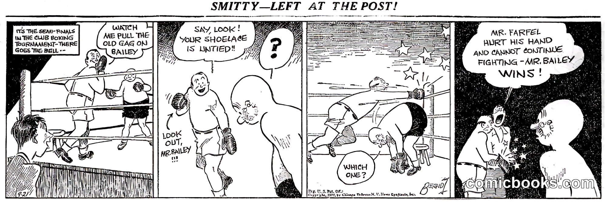 Smitty — Left at the Post!