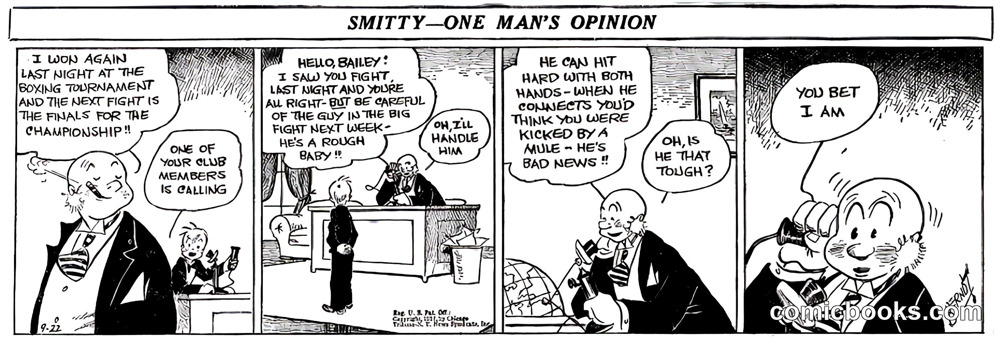 Smitty — One Man's Opinion