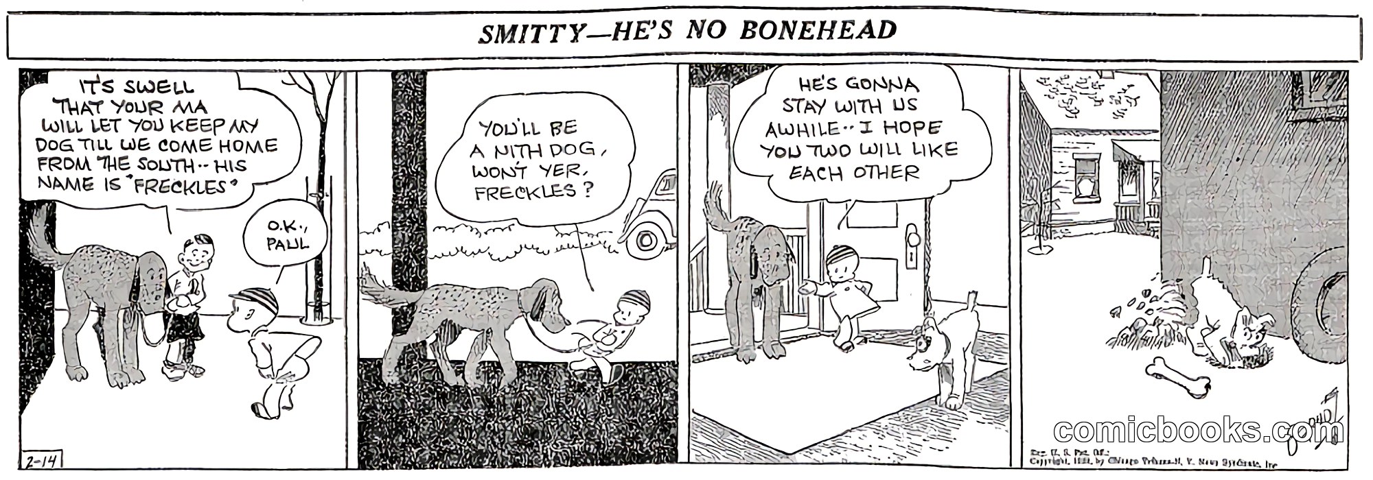 Smitty — He's No Bonehead