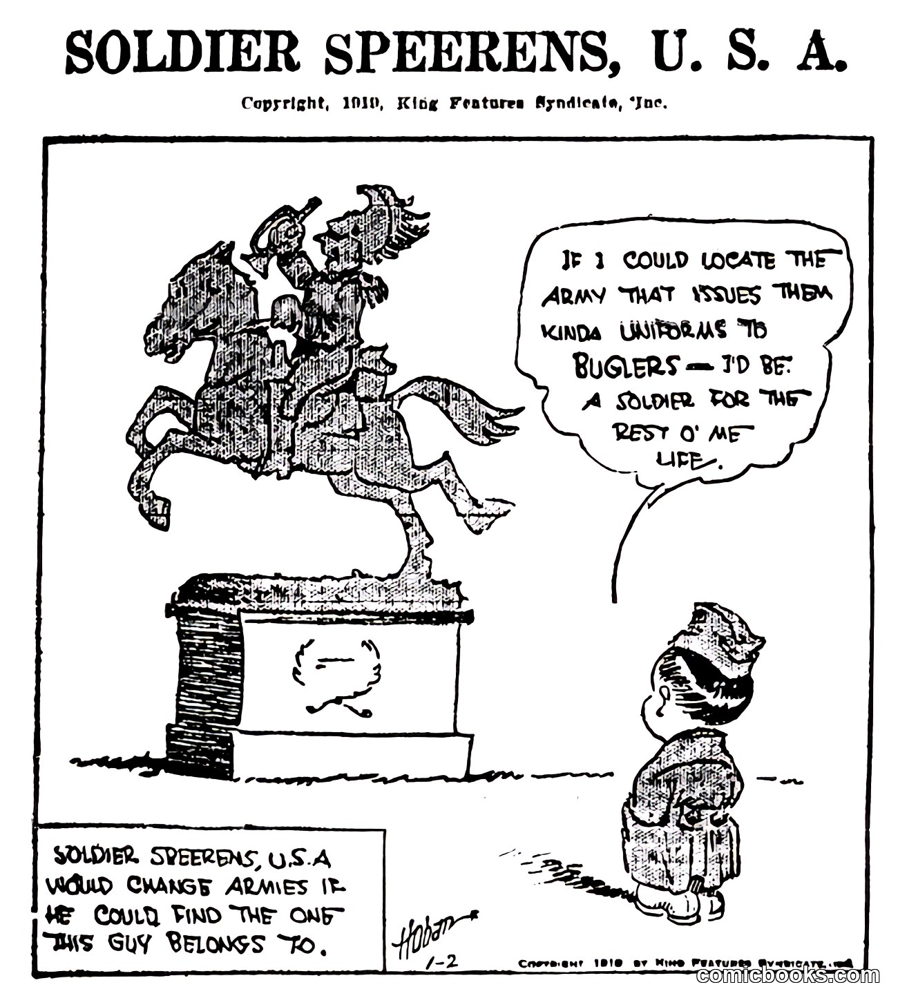 Soldier Speerens, U.S.A.