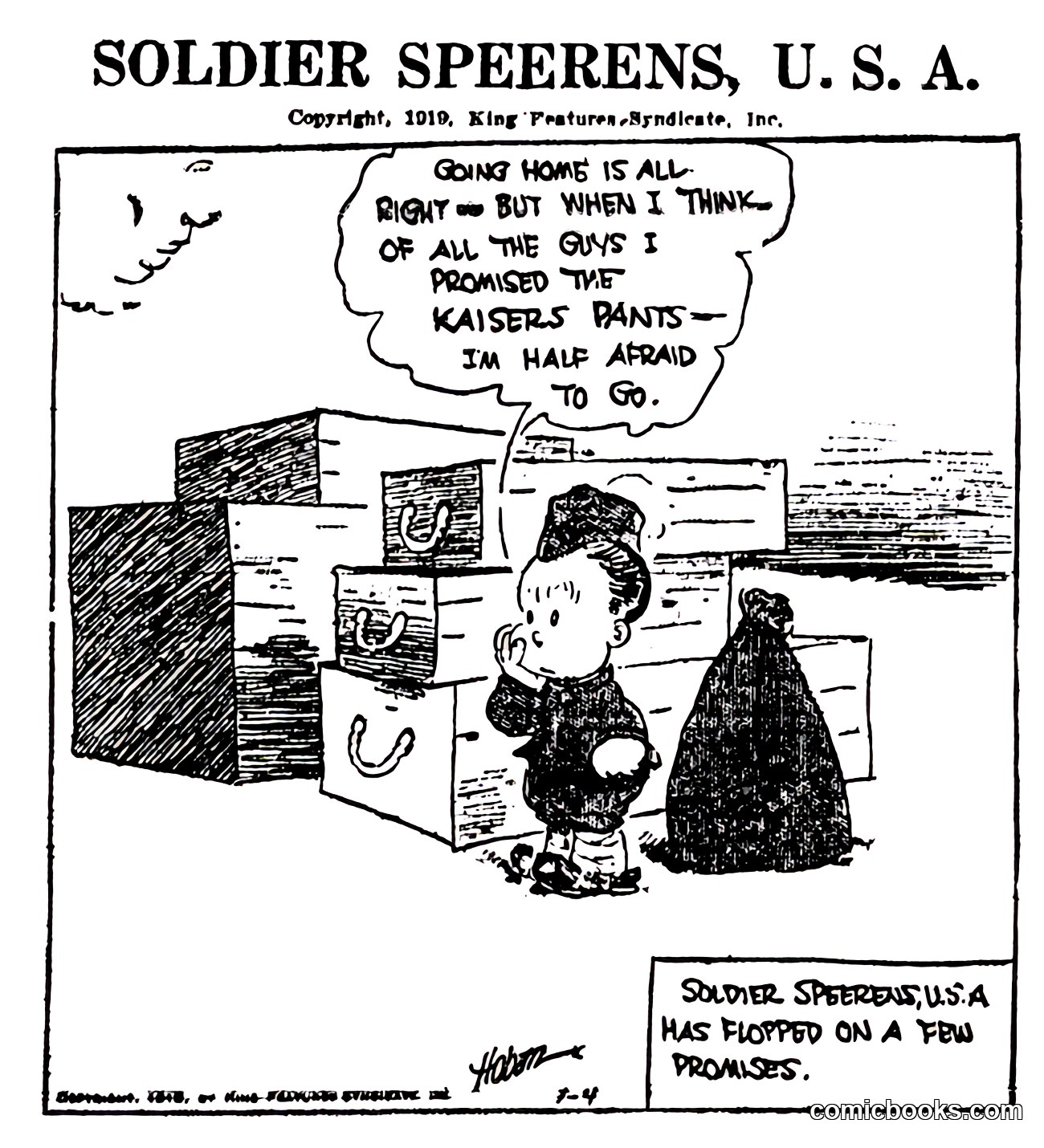 Soldier Speerens, U.S.A.