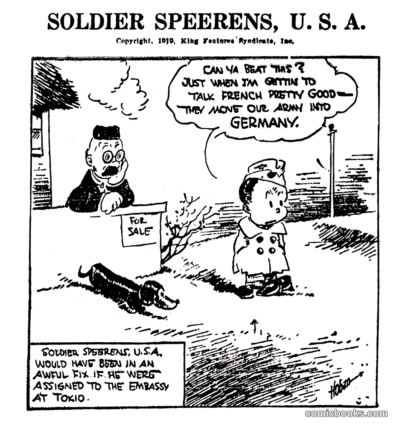 Soldier Speerens, U.S.A.