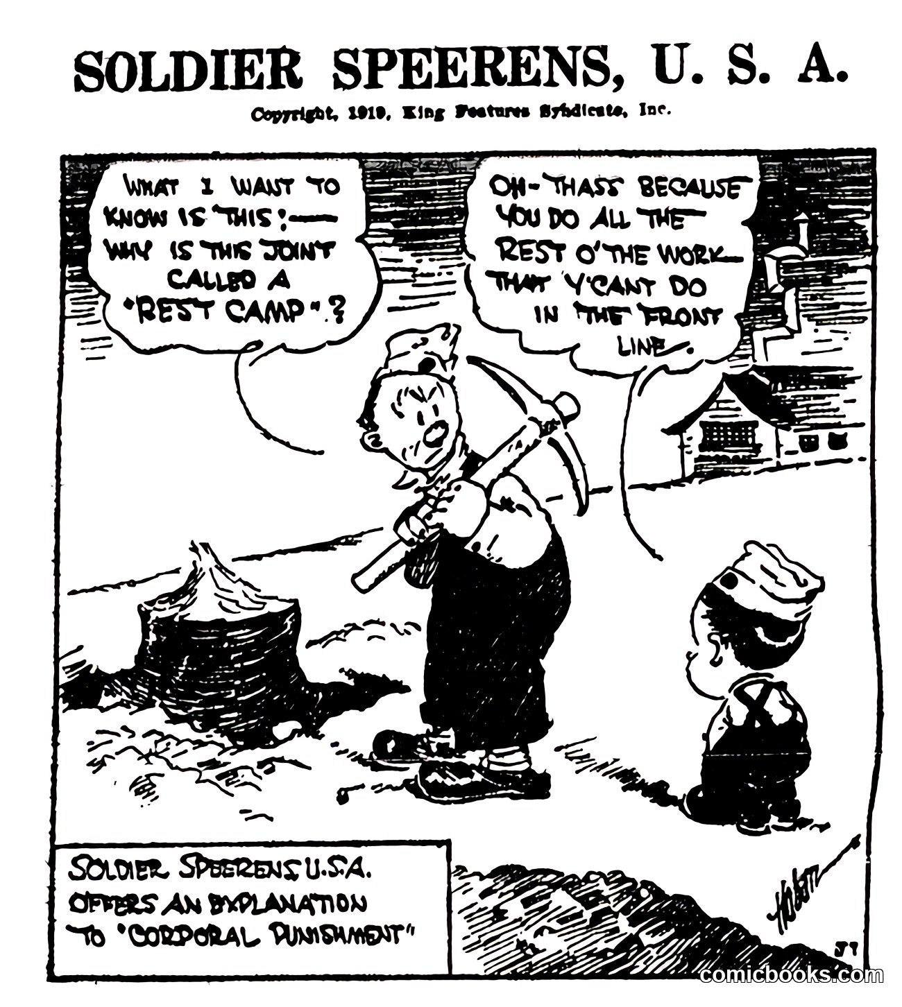 Soldier Speerens, U.S.A.
