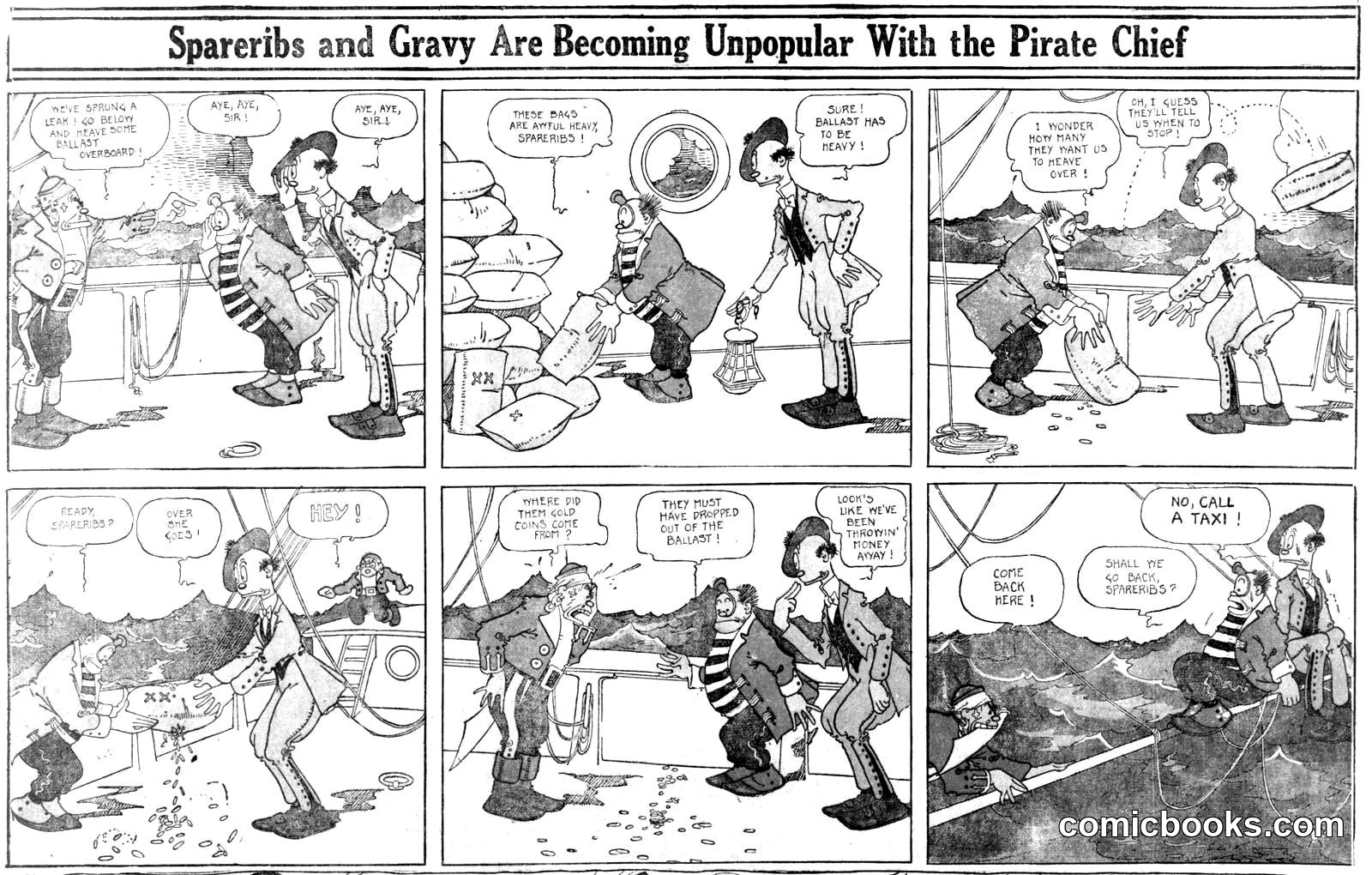 Spareribs and Gravy Are Becoming Unpopular With the Pirate Chief