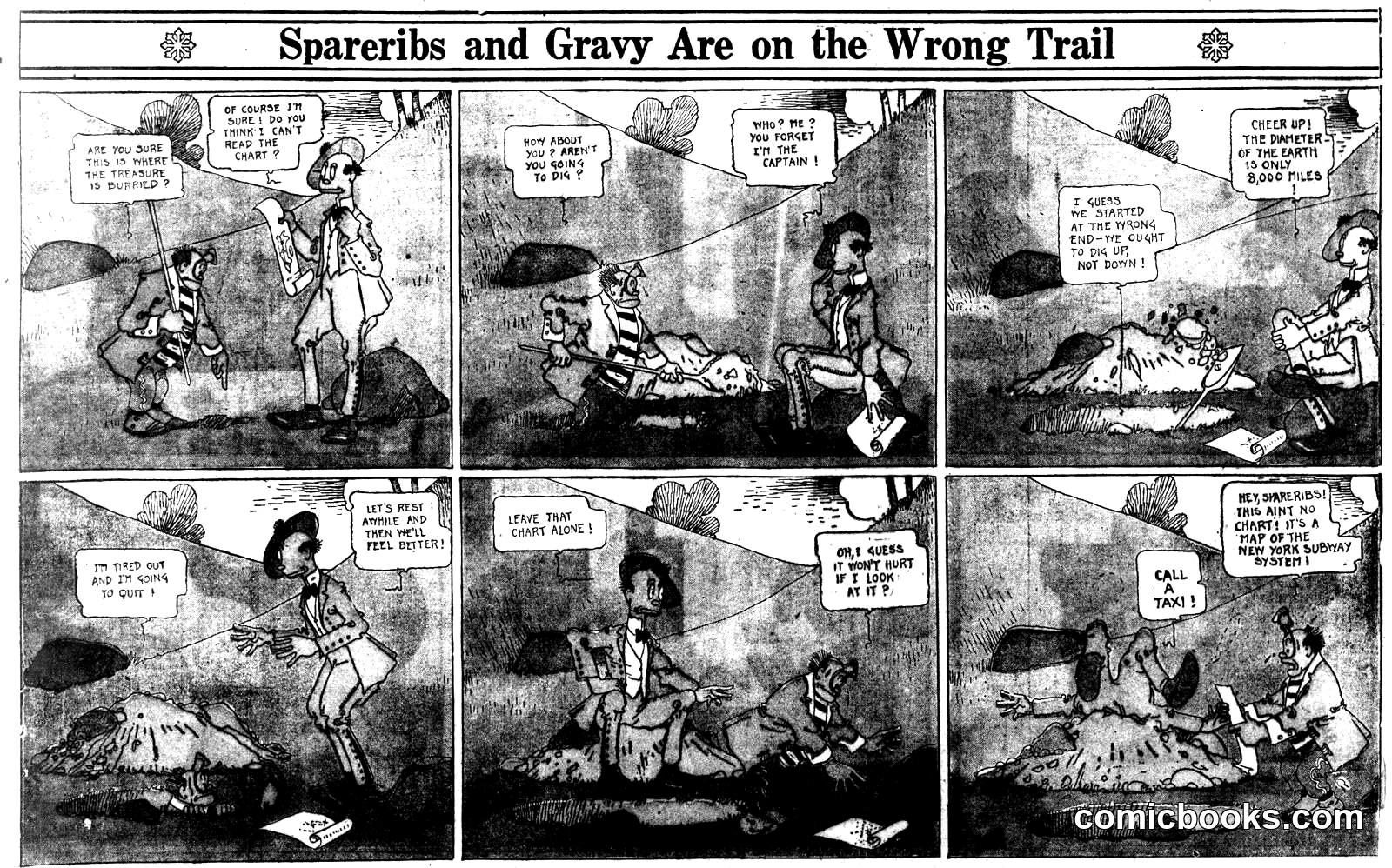 Spareribs and Gravy Are on the Wrong Trail