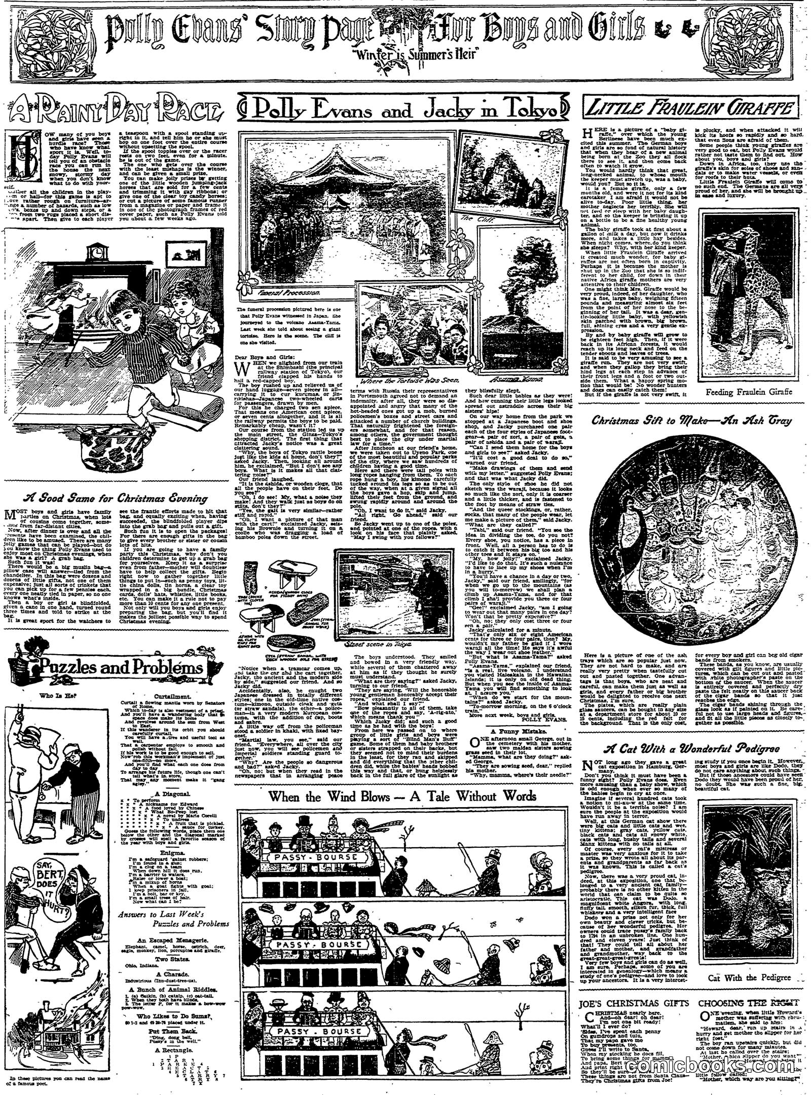 Philip Evans' Story Page for Boys and Girls