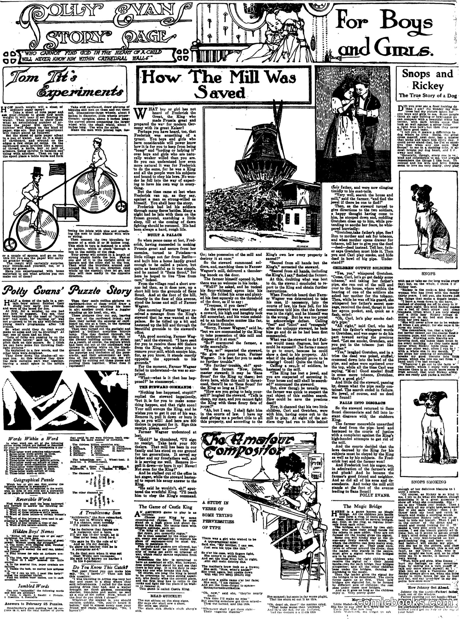 Polly Evans' Puzzle Story