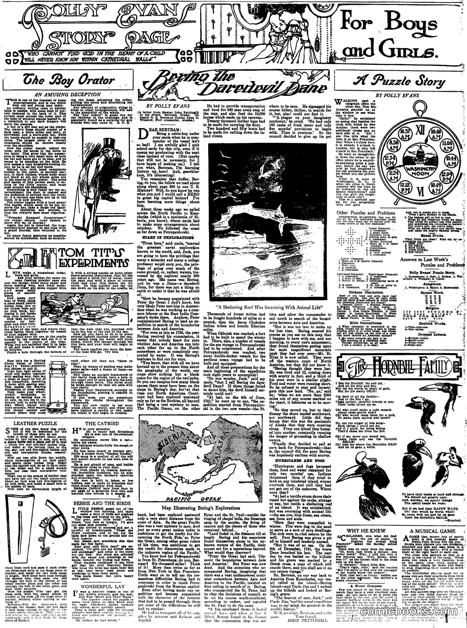 Polly Evans Story Page