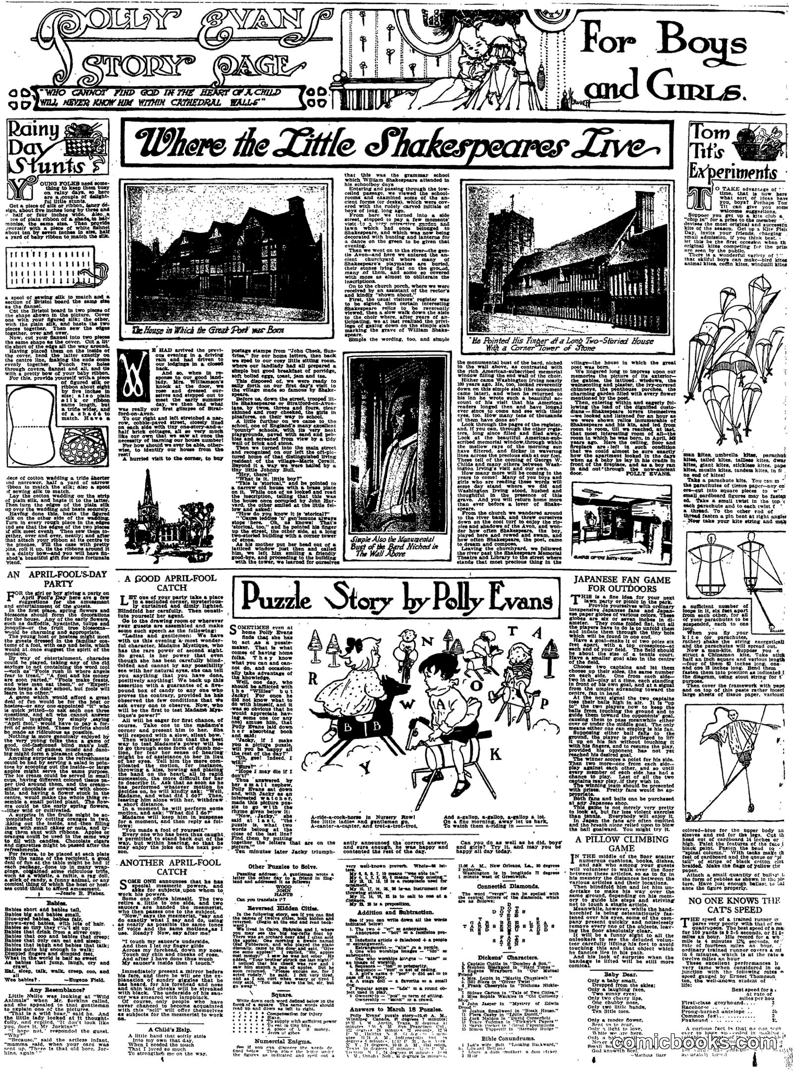 Polly Evans Story Page