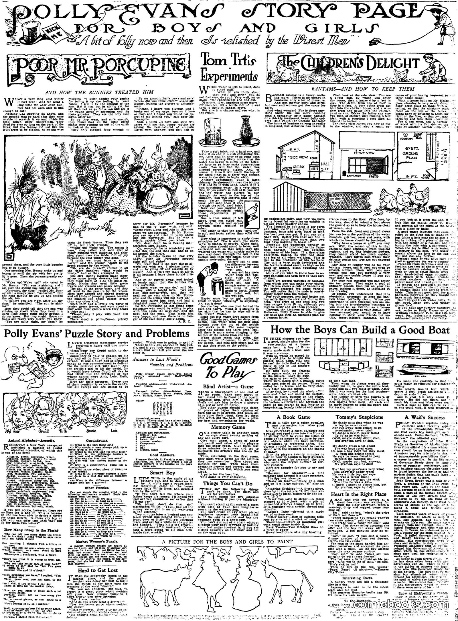 Polly Evans' Story Page
