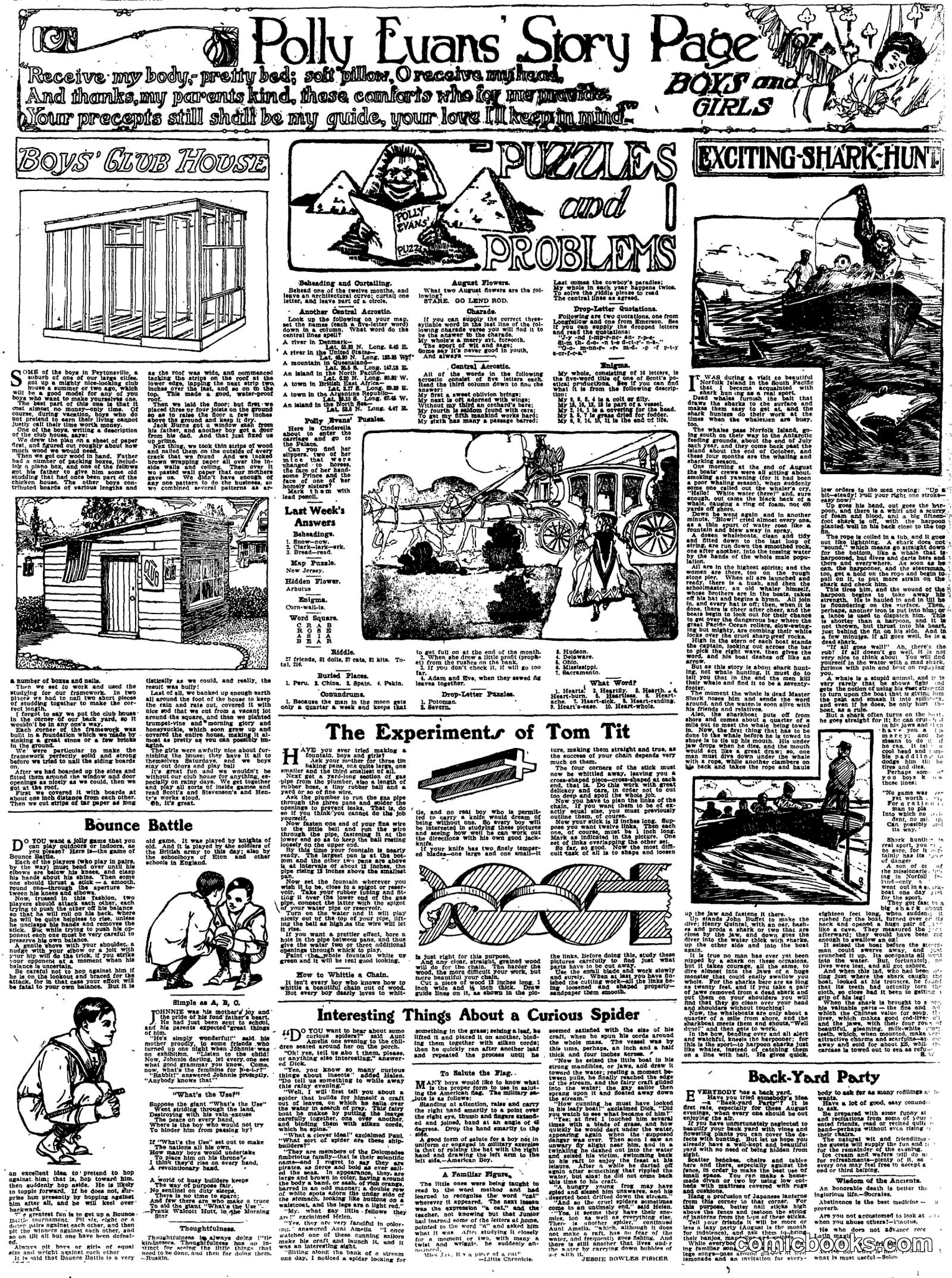 Polly Evans Story Page