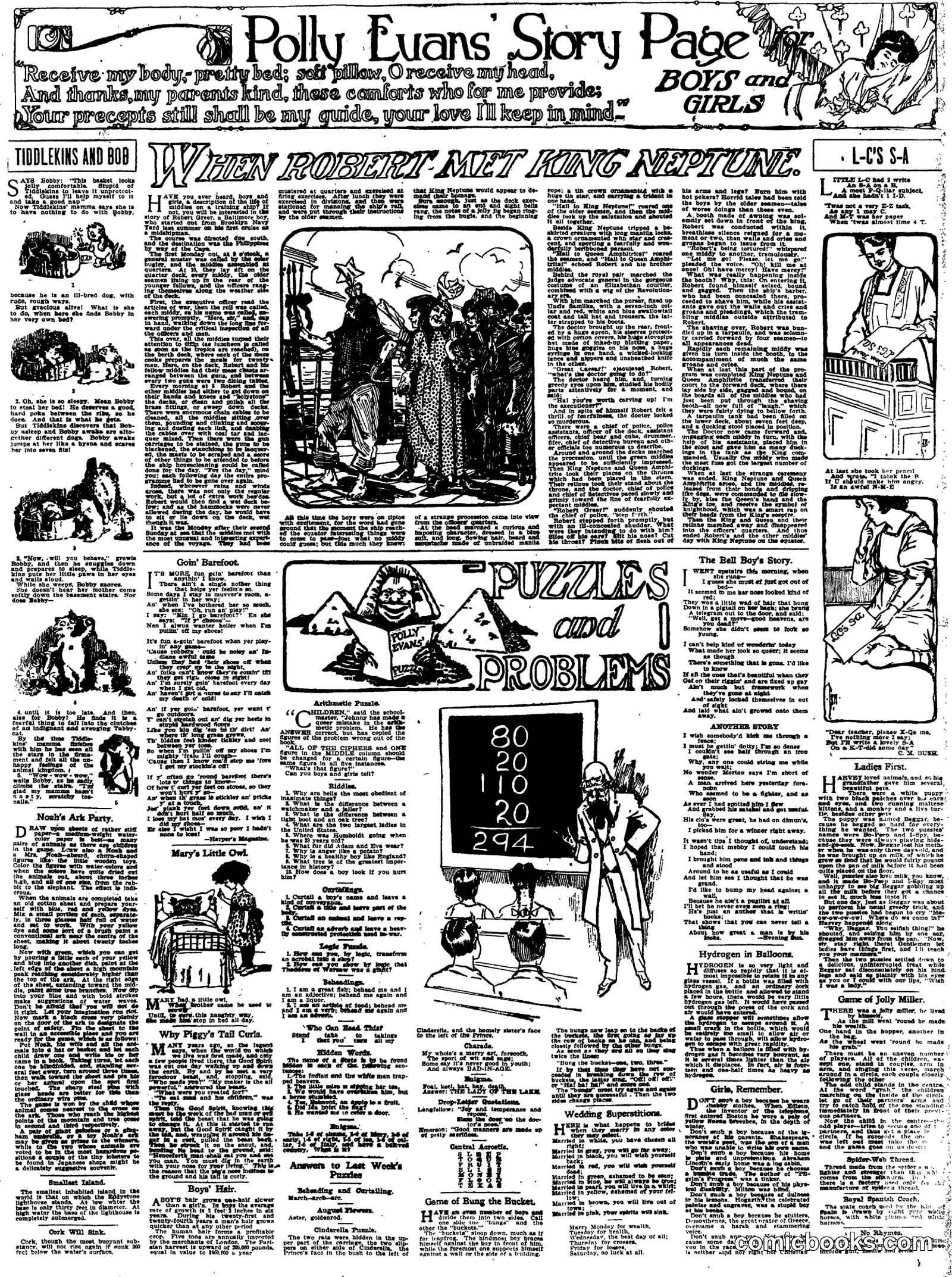 Polly Evans Story Page