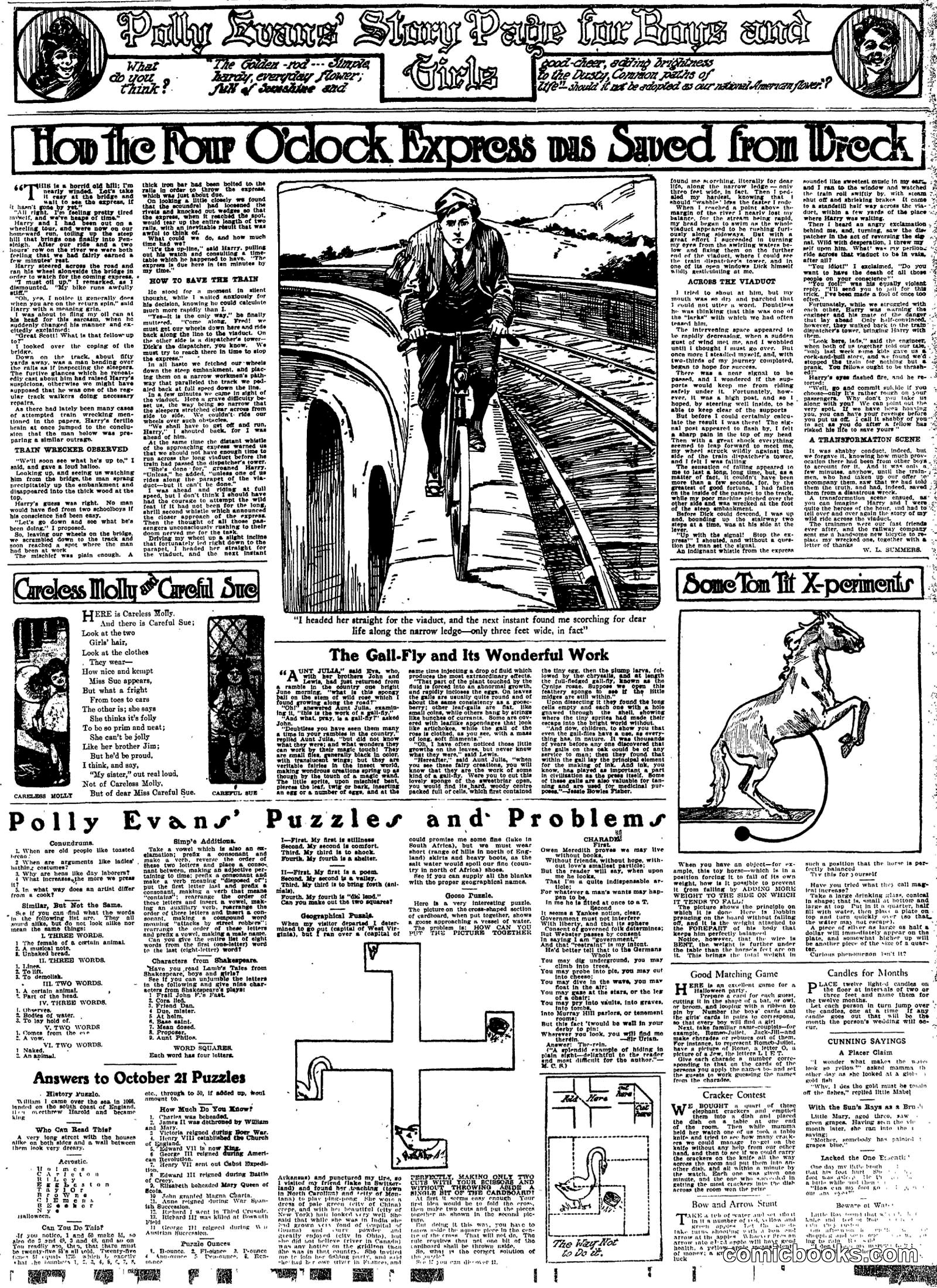 Polly Evans' Story Page