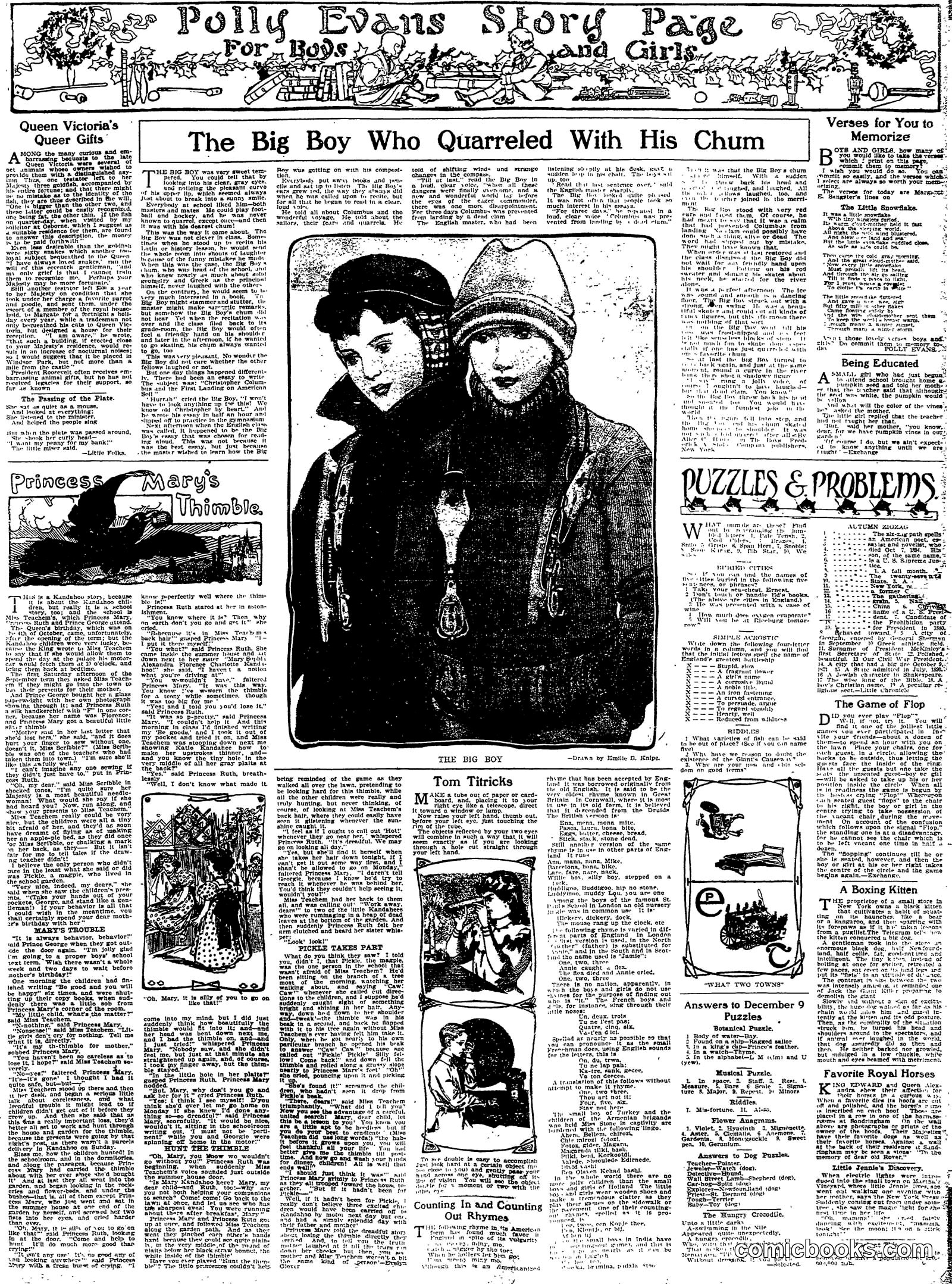 Polly Evans Story Page