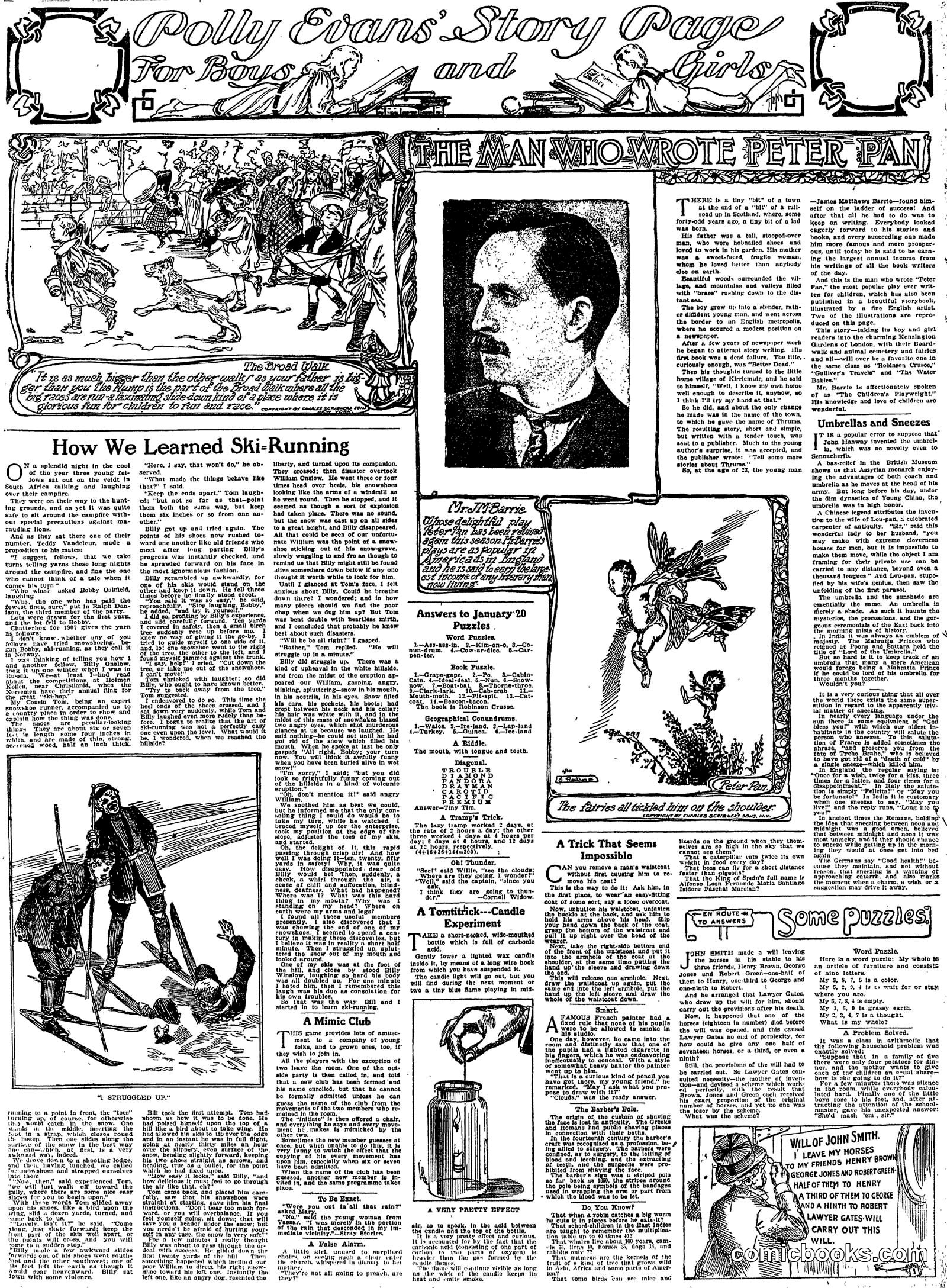 Polly Evans' Story Page