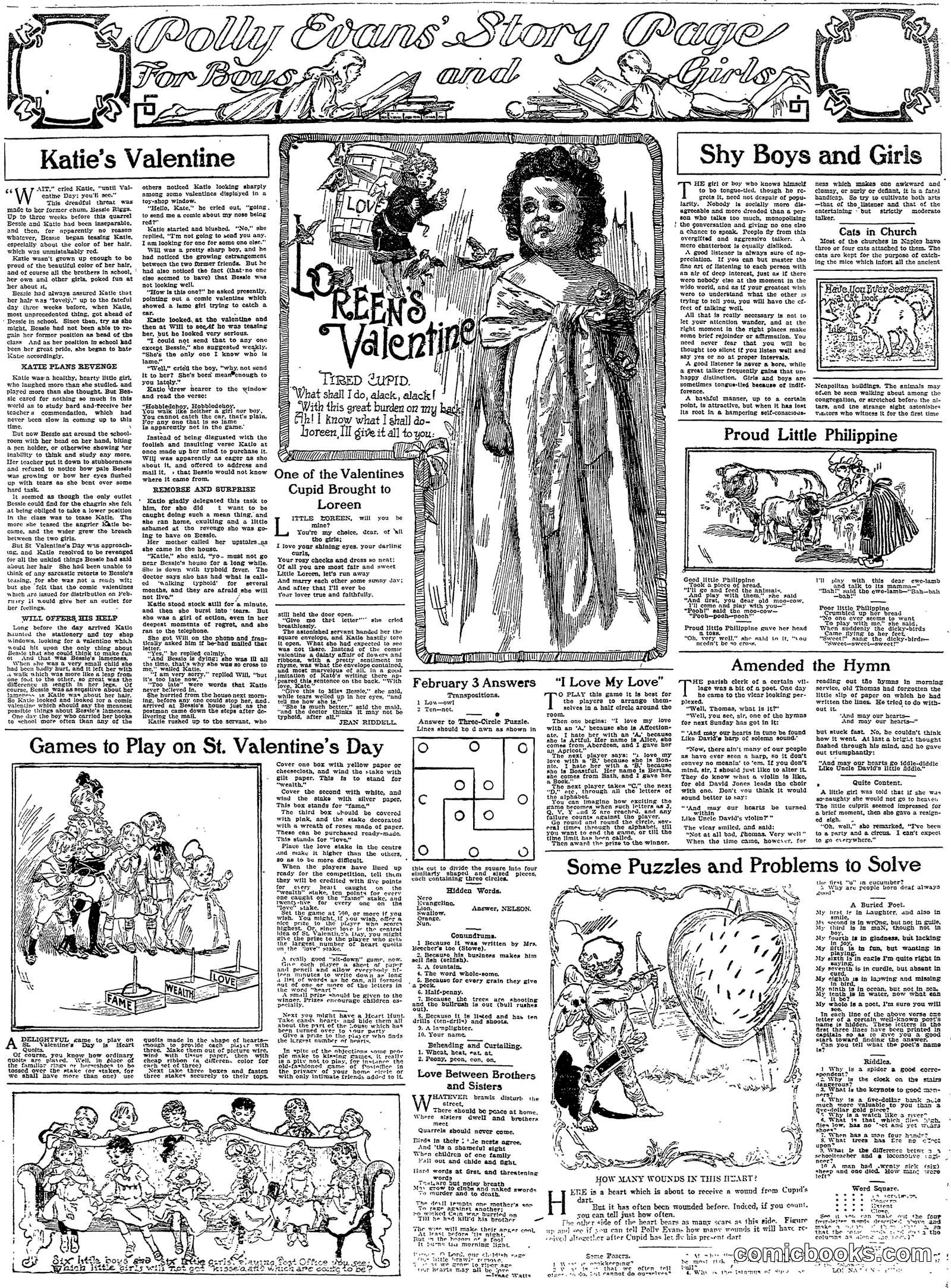 Polly Evans Story Page