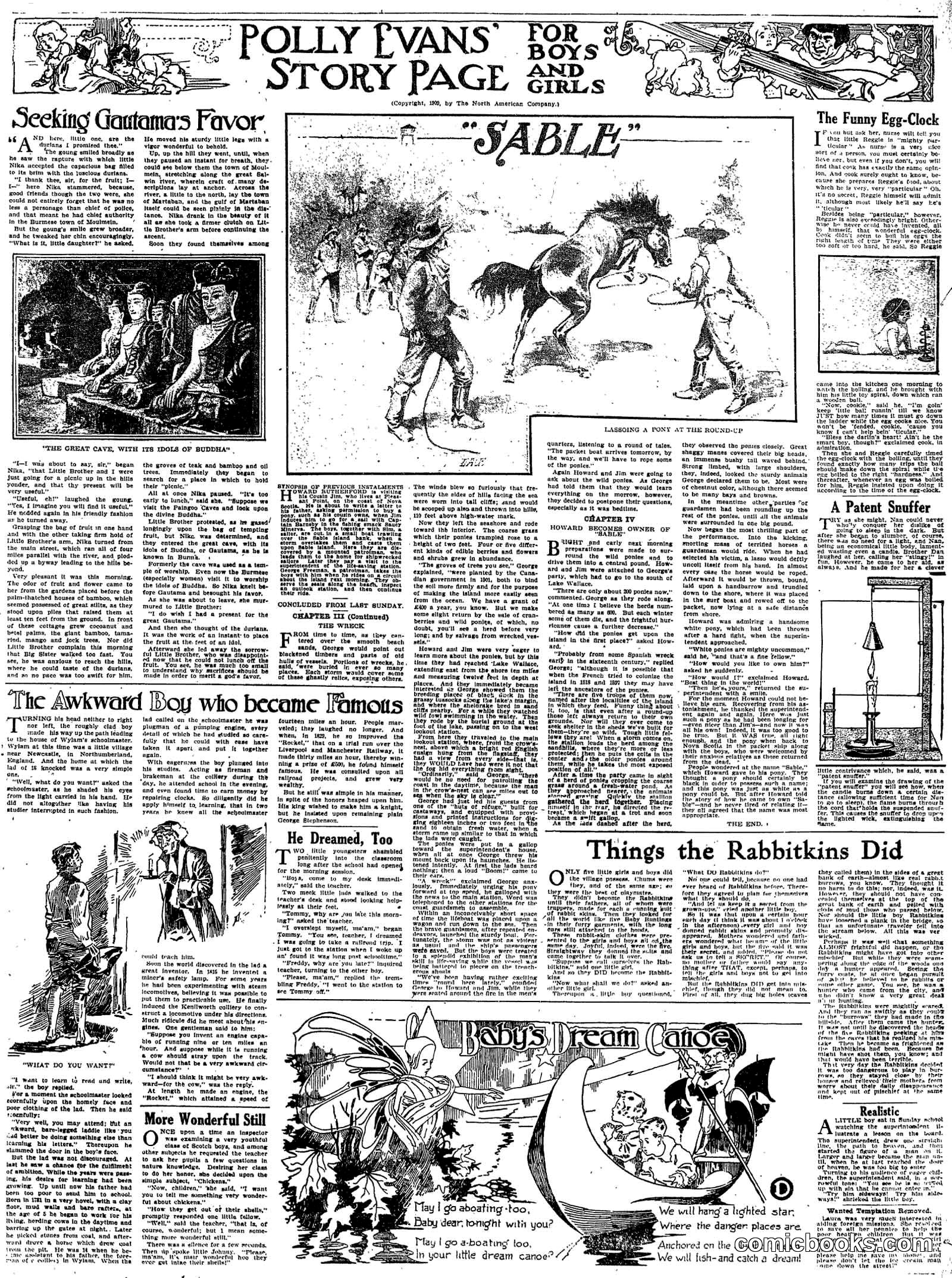 Polly Evans Story Page